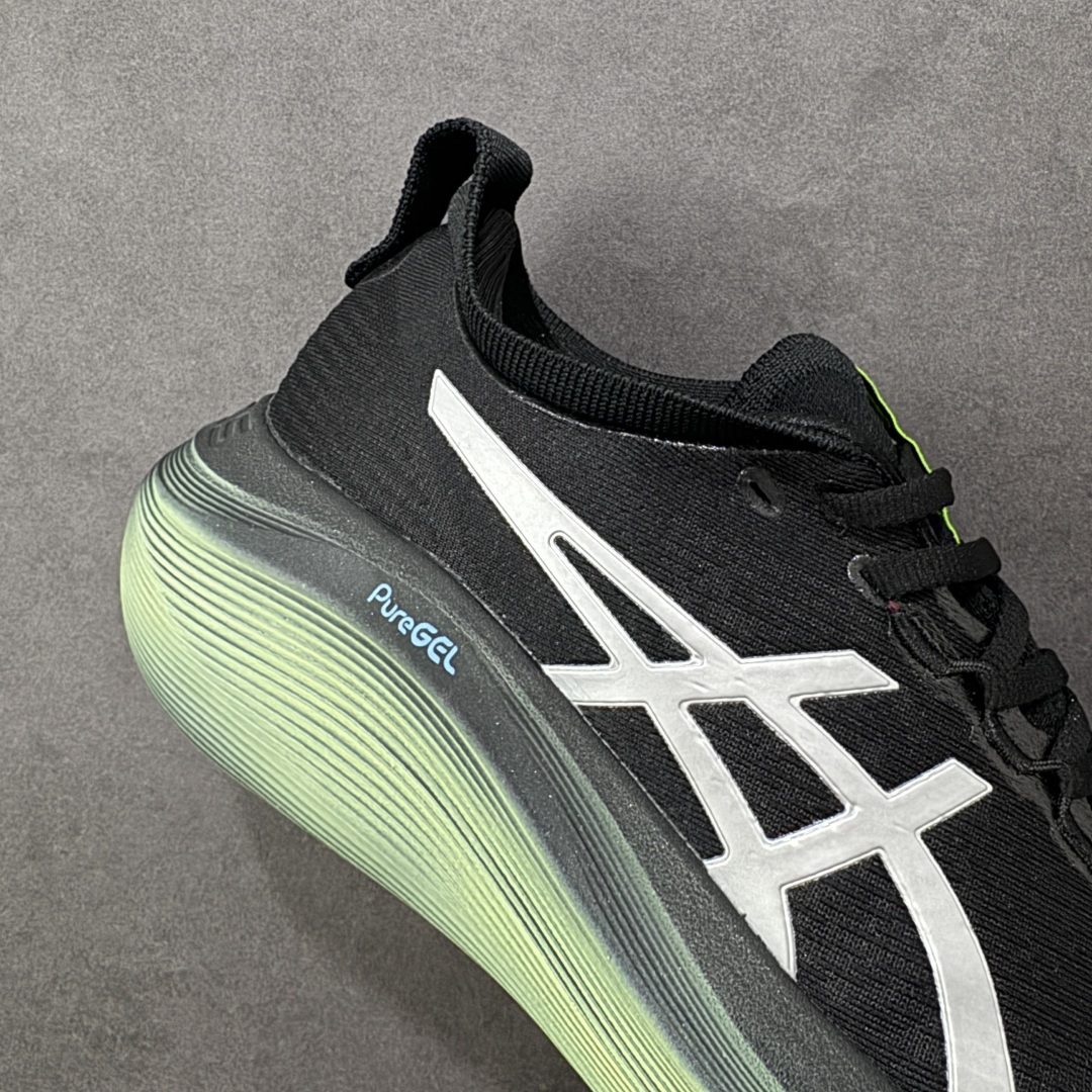 图片[6]-【公司级】平台订单 Asics Gel-Nimbus 27 亚瑟士厚底减震跑步鞋 鞋面采用双层提花网面设计，提高包裹性和透气性，后跟搭载稳定系统科技T-GEL提升整体支撑力和结构感，减少对身体带来的冲击负荷，创新中底至轻回弹 真标带半码 尺码：36-47码 编码：GQB240250-选品中心