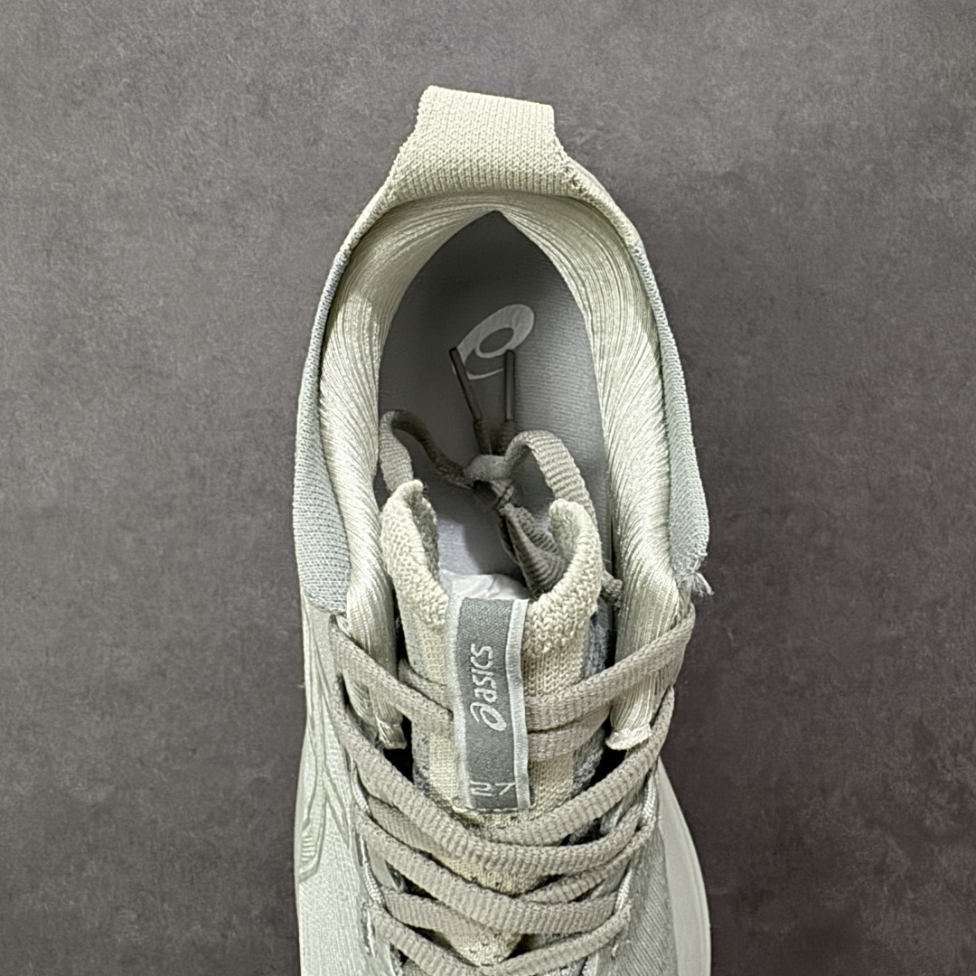 图片[7]-【公司级】平台订单 Asics Gel-Nimbus 27 亚瑟士厚底减震跑步鞋 鞋面采用双层提花网面设计，提高包裹性和透气性，后跟搭载稳定系统科技T-GEL提升整体支撑力和结构感，减少对身体带来的冲击负荷，创新中底至轻回弹 真标带半码 尺码：36-47码 编码：GQB240250-选品中心