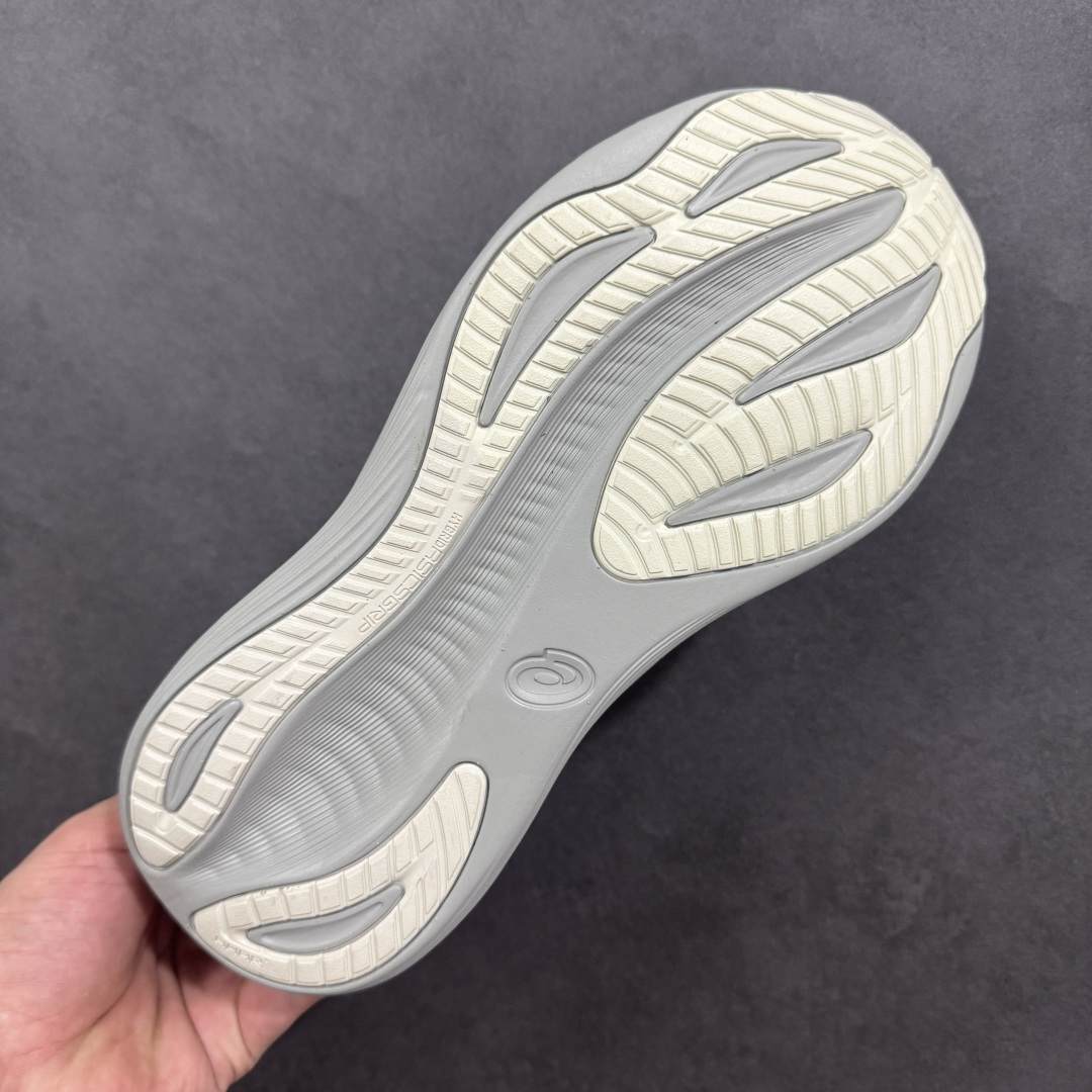 图片[9]-【公司级】平台订单 Asics Gel-Nimbus 27 亚瑟士厚底减震跑步鞋 鞋面采用双层提花网面设计，提高包裹性和透气性，后跟搭载稳定系统科技T-GEL提升整体支撑力和结构感，减少对身体带来的冲击负荷，创新中底至轻回弹 真标带半码 尺码：36-47码 编码：GQB240250-选品中心