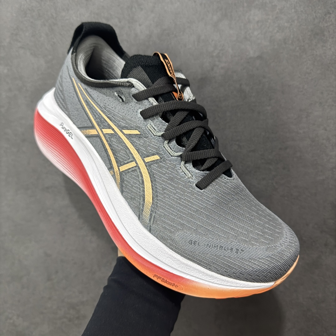 图片[3]-【公司级】平台订单 Asics Gel-Nimbus 27 亚瑟士厚底减震跑步鞋 鞋面采用双层提花网面设计，提高包裹性和透气性，后跟搭载稳定系统科技T-GEL提升整体支撑力和结构感，减少对身体带来的冲击负荷，创新中底至轻回弹 真标带半码 尺码：36-47码 编码：GQB240250-选品中心