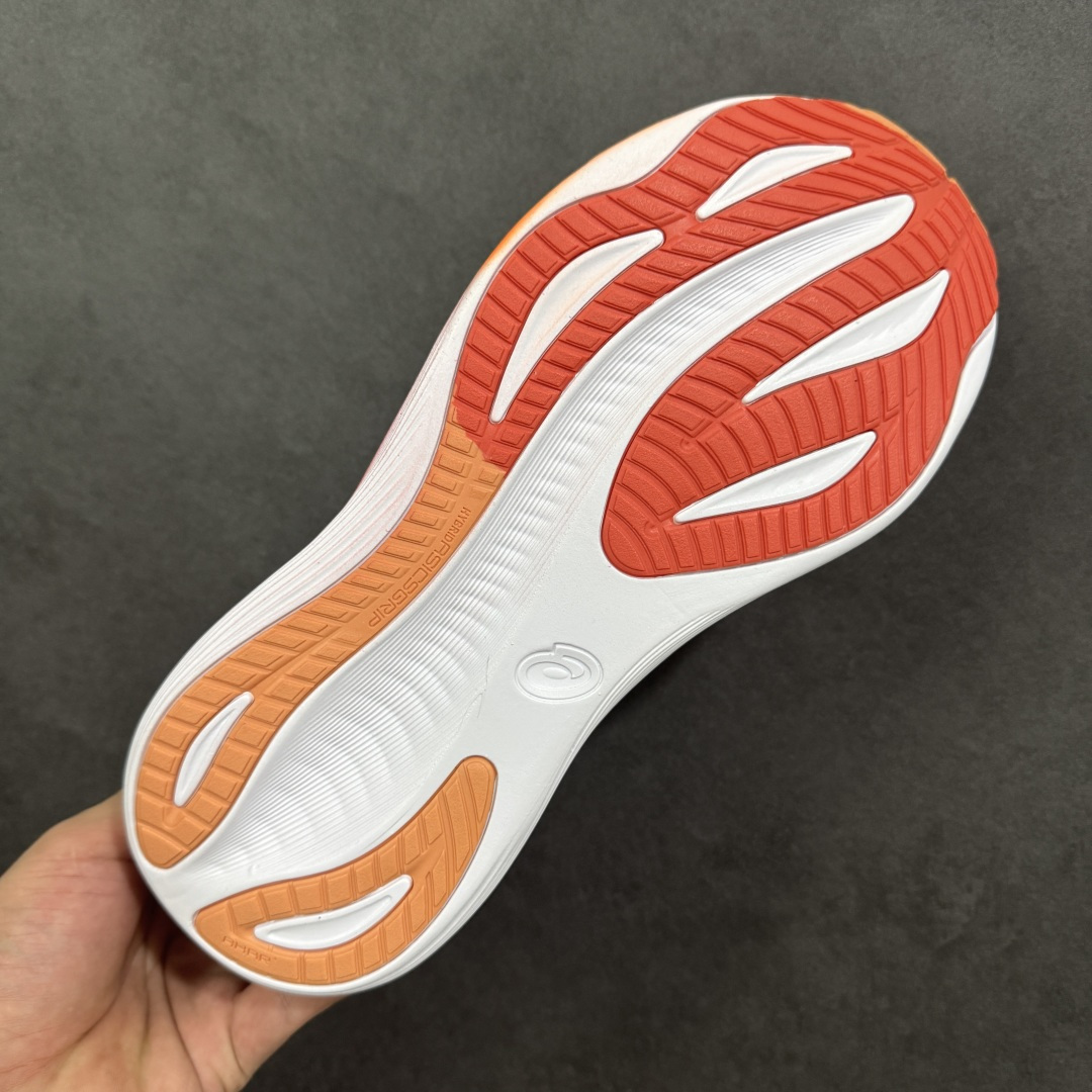 图片[9]-【公司级】平台订单 Asics Gel-Nimbus 27 亚瑟士厚底减震跑步鞋 鞋面采用双层提花网面设计，提高包裹性和透气性，后跟搭载稳定系统科技T-GEL提升整体支撑力和结构感，减少对身体带来的冲击负荷，创新中底至轻回弹 真标带半码 尺码：36-47码 编码：GQB240250-选品中心