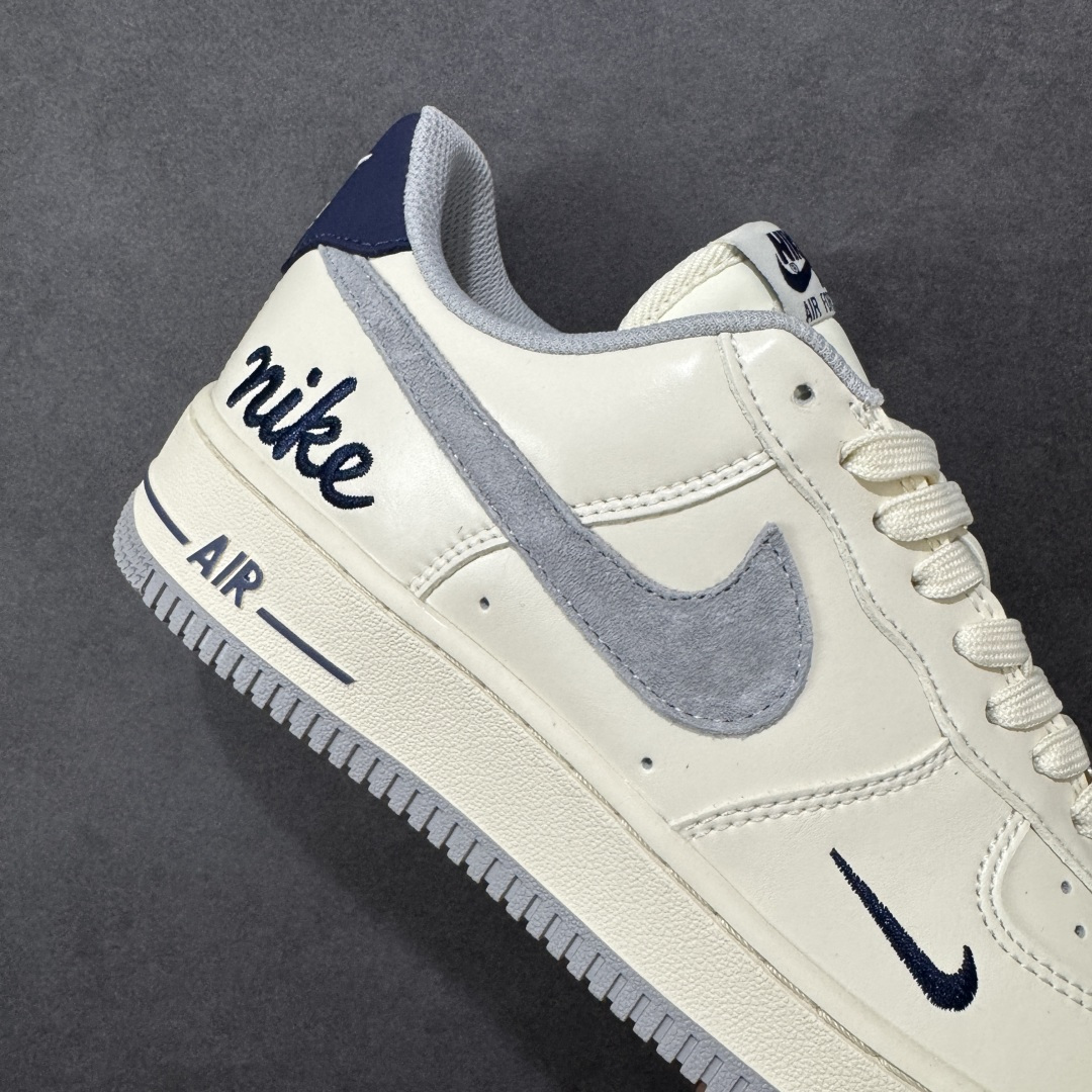 图片[6]-【定制版】Nike Air Force 1\’07 Low 奶白雾灰 空军一号低帮休闲板鞋 NH0601-581  #原楦头原纸板 原装鞋盒 定制五金配件 内置全掌气垫 原厂鞋底  尺码：36 36.5 37.5 38 38.5 39 40 40.5 41 42 42.5 43 44 44.5 45 编码：HXSB310320-选品中心