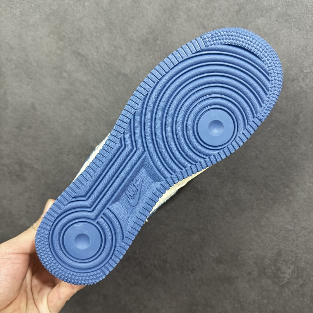 图片[9]-【定制版】Nike Air Force 1 \’07 Low “Supreme联名——牛仔米蓝四勾”空军一号 高端定制 低帮 运动鞋 休闲鞋 折边针车 工艺难度大 原楦头原纸板 原装鞋盒 定制五金配件 内置全掌气垫 原厂鞋底 货号：QW5606-263 尺码：36 36.5 37.5 38 38.5 39 40 40.5 41 42 42.5 43 44 44.5 45 编码： HXSB310320-选品中心