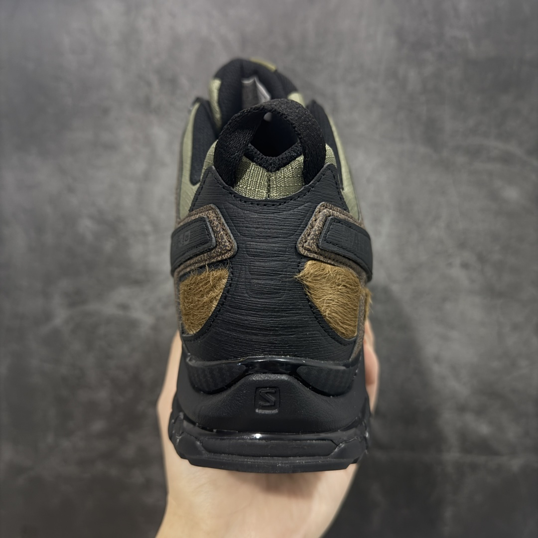 图片[4]-【GOAT纯原版】SALOMON 萨洛蒙 XA PRO 3D 户外运动 网布减震防滑透气 低帮跑步鞋 男女同款绿棕色 马毛 马年限定477974 全新品质 巅峰之作 所有配色均购物原版拆解1：1开发 原材料打造 非市场公版便宜货 私模大底 清洁度比市场所有版本都高 全套原纸板楦头开发 原厂网布配套 确保原汁原味 完美呈现版型 原档数据独家私模五层组合大底 男女鞋同步官方开发至47 原装Ortholite轻量化鞋垫 中底布带钢印编号 原厂TPU锁扣 进口港宝加持 后跟自然饱满 还原公司包裹性 鞋面采用SENSIFT贴合技术 全方位贴合包裹脚型 鞋跟部鞋底牵引设计 提供强大的抓地性能 更适应野外崎岖不平的道路 其3D ADVANCED CHASSIS底盘 材料轻量大化 钉齿设计更具稳定性 防护性 鞋底易磨损区运用CONTAGRIP高耐磨材料 应对城市硬质路面长距离跑考验 尺码：36 36.5 37.5 38 38.5 39 40 40.5 41 42 42.5 43 44 45 46 47-选品中心