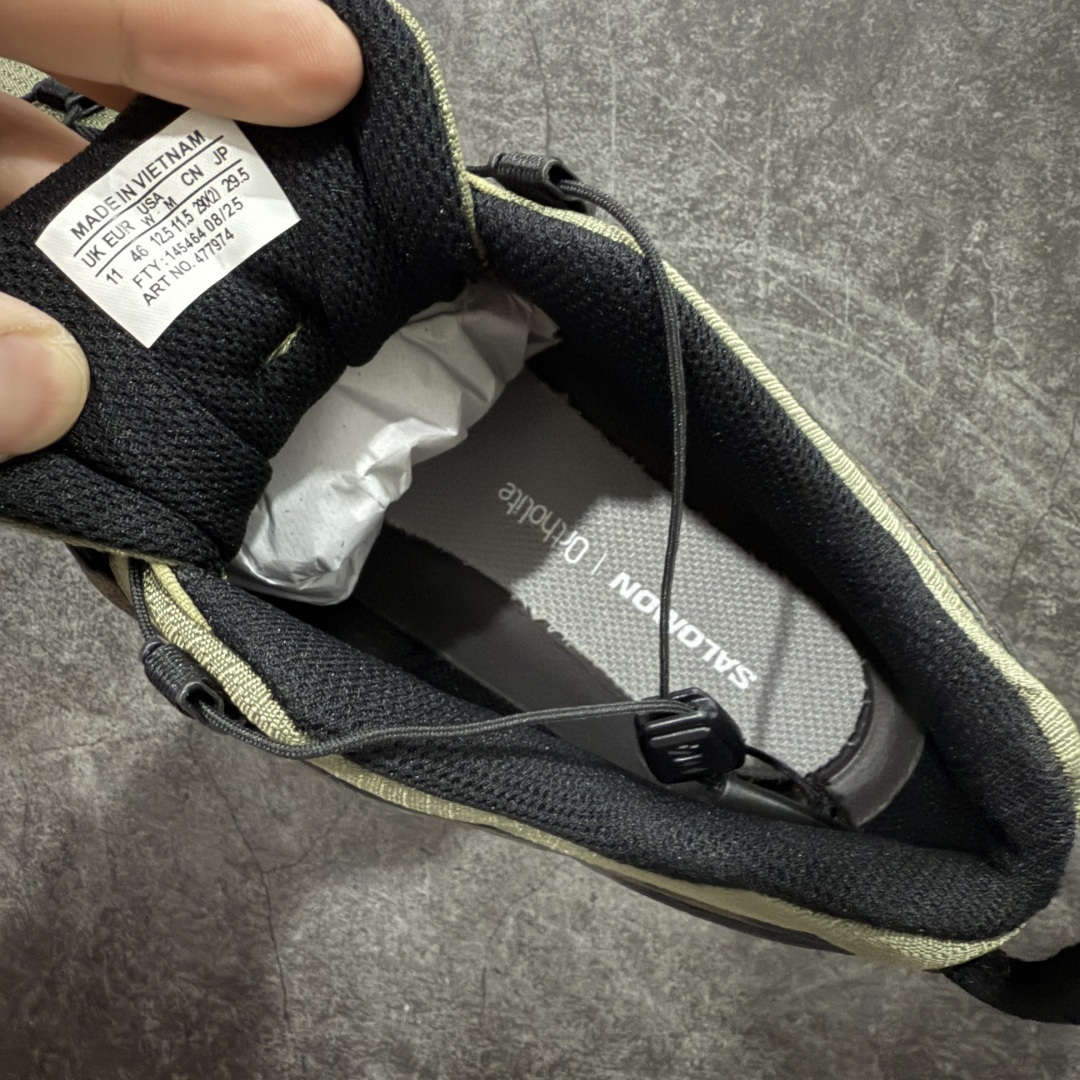 图片[7]-【GOAT纯原版】SALOMON 萨洛蒙 XA PRO 3D 户外运动 网布减震防滑透气 低帮跑步鞋 男女同款绿棕色 马毛 马年限定477974 全新品质 巅峰之作 所有配色均购物原版拆解1：1开发 原材料打造 非市场公版便宜货 私模大底 清洁度比市场所有版本都高 全套原纸板楦头开发 原厂网布配套 确保原汁原味 完美呈现版型 原档数据独家私模五层组合大底 男女鞋同步官方开发至47 原装Ortholite轻量化鞋垫 中底布带钢印编号 原厂TPU锁扣 进口港宝加持 后跟自然饱满 还原公司包裹性 鞋面采用SENSIFT贴合技术 全方位贴合包裹脚型 鞋跟部鞋底牵引设计 提供强大的抓地性能 更适应野外崎岖不平的道路 其3D ADVANCED CHASSIS底盘 材料轻量大化 钉齿设计更具稳定性 防护性 鞋底易磨损区运用CONTAGRIP高耐磨材料 应对城市硬质路面长距离跑考验 尺码：36 36.5 37.5 38 38.5 39 40 40.5 41 42 42.5 43 44 45 46 47-选品中心