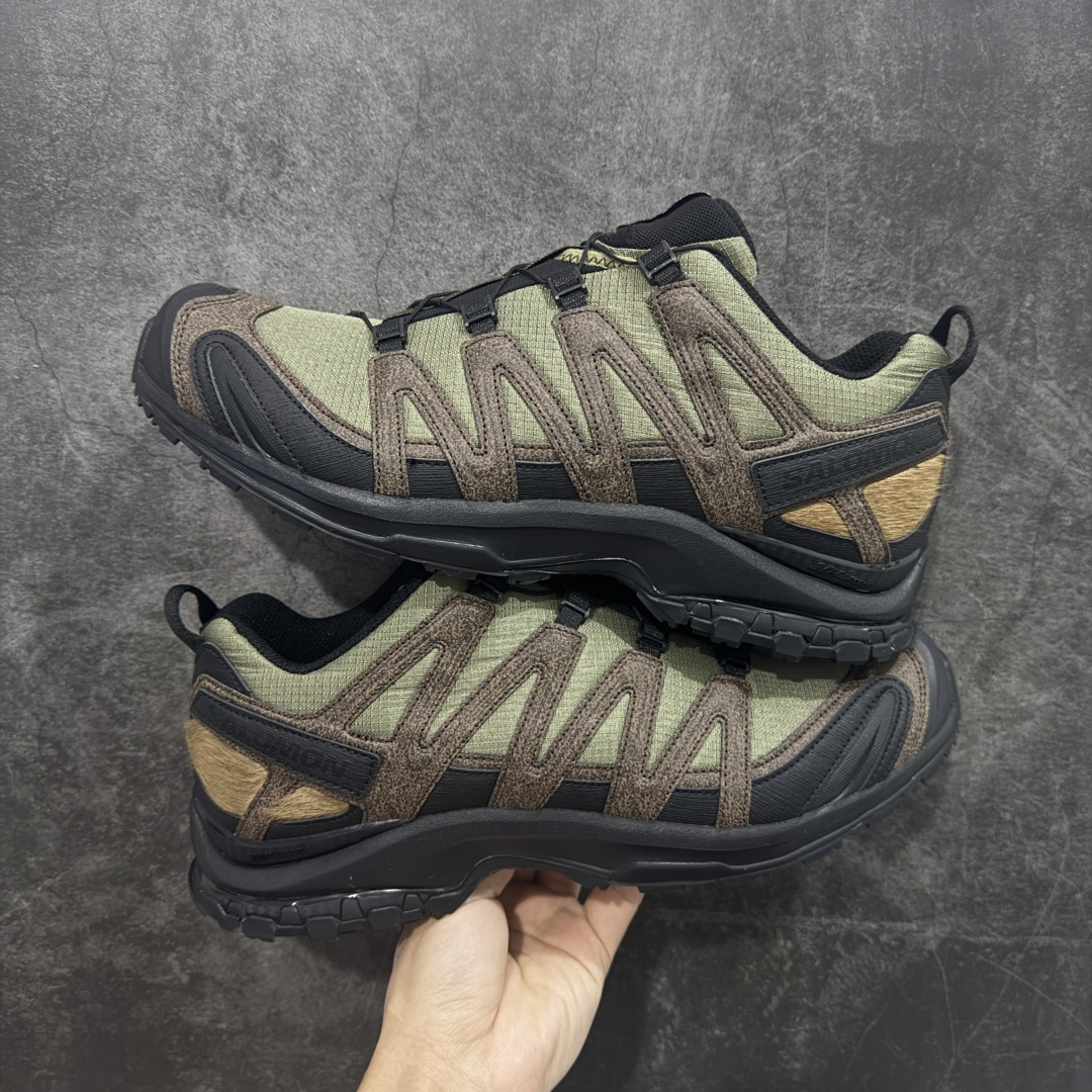 【纯原版】SALOMON 萨洛蒙 XA PRO 3D 户外运动 网布减震防滑透气 低帮跑步鞋 男女同款绿