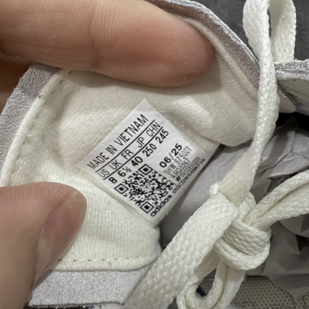 【纯原】Adidas Handball Spezial 阿迪达斯经典款牛皮复古休闲板鞋 白银生胶 HQ0