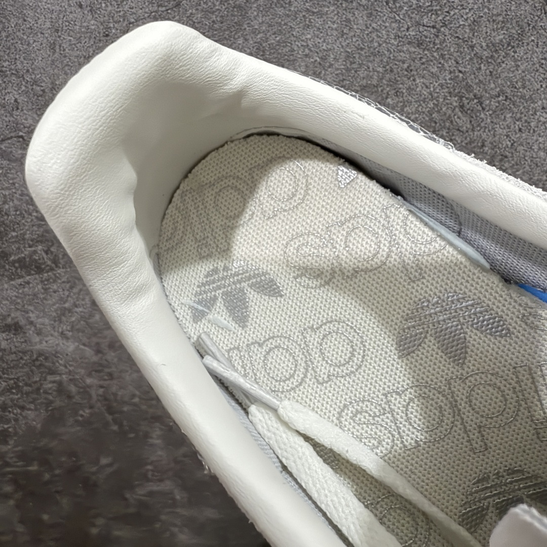 【纯原】Adidas Handball Spezial 阿迪达斯经典款牛皮复古休闲板鞋 白银生胶 HQ0