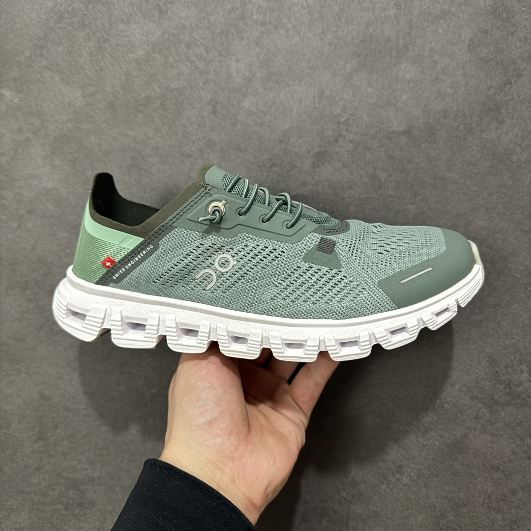 【纯原】On昂跑 Cloud 6 轻量运动休闲鞋 轻量透气的工程网格结合环保人造麂皮 衬托出活力醒目的视