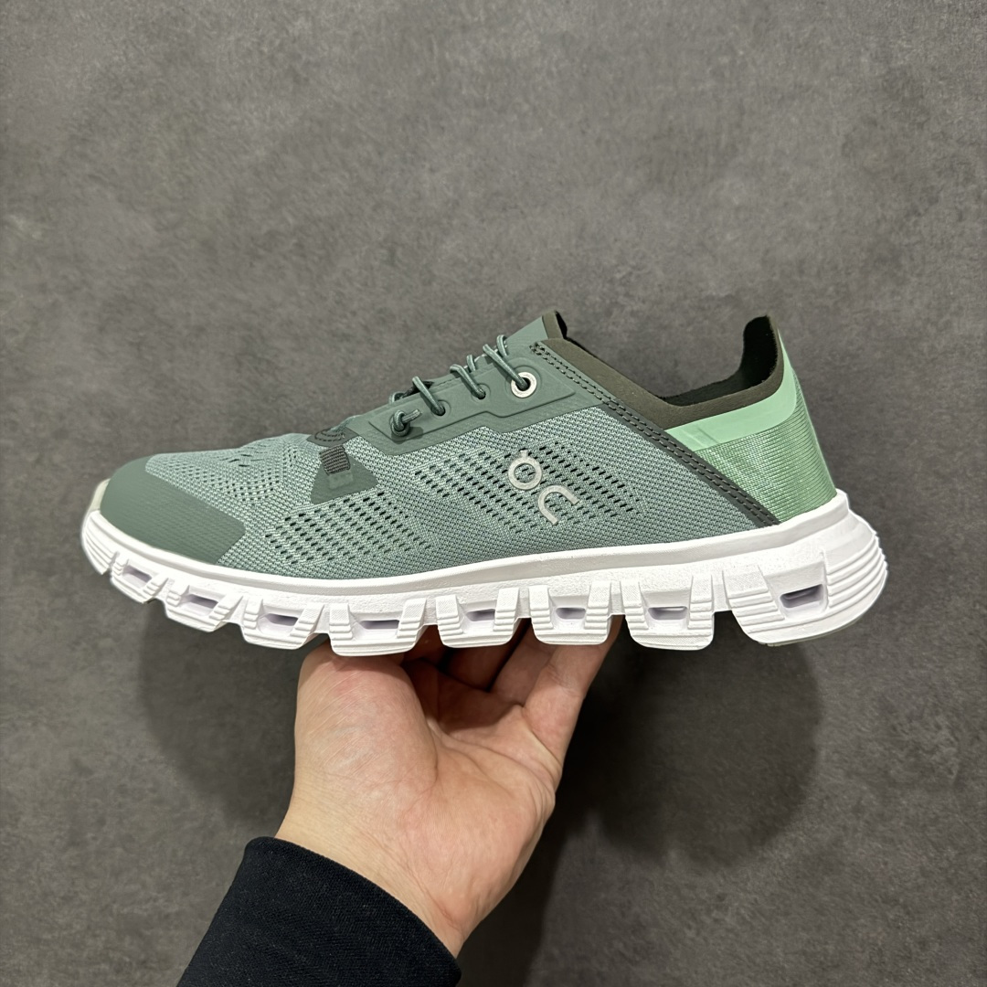 【纯原】On昂跑 Cloud 6 轻量运动休闲鞋 轻量透气的工程网格结合环保人造麂皮 衬托出活力醒目的视