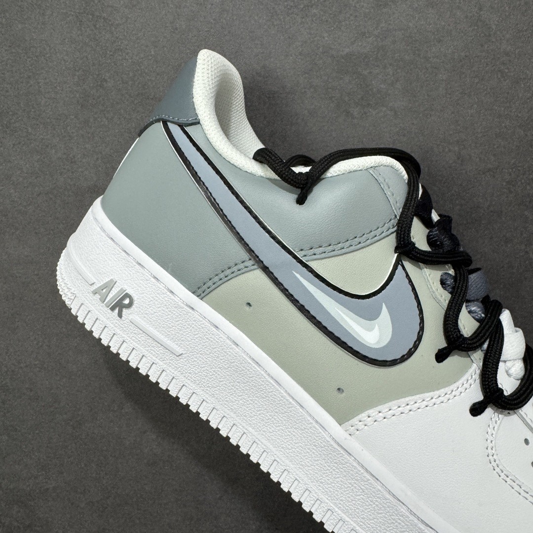 【纯原】“雾灰玩家”订制空军一号板鞋 该定制版球鞋选用原鞋款为Nike Air Force 1'07空军