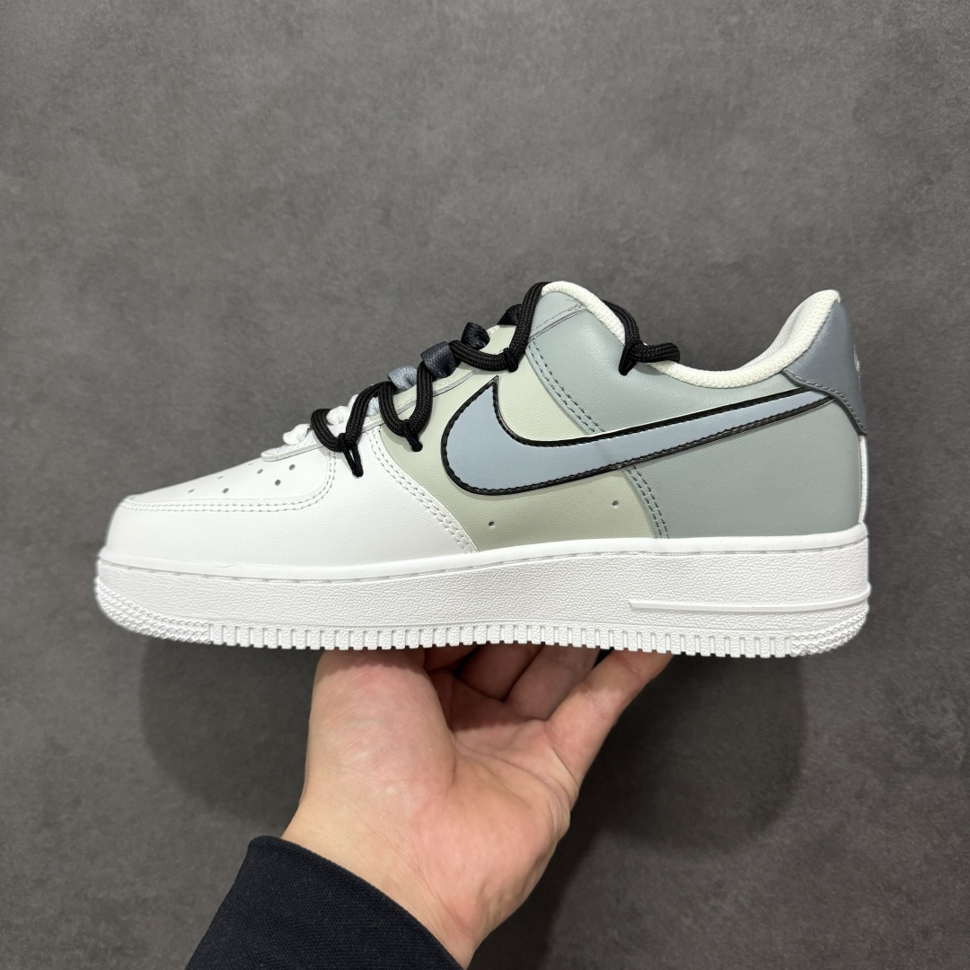【纯原】“雾灰玩家”订制空军一号板鞋 该定制版球鞋选用原鞋款为Nike Air Force 1'07空军
