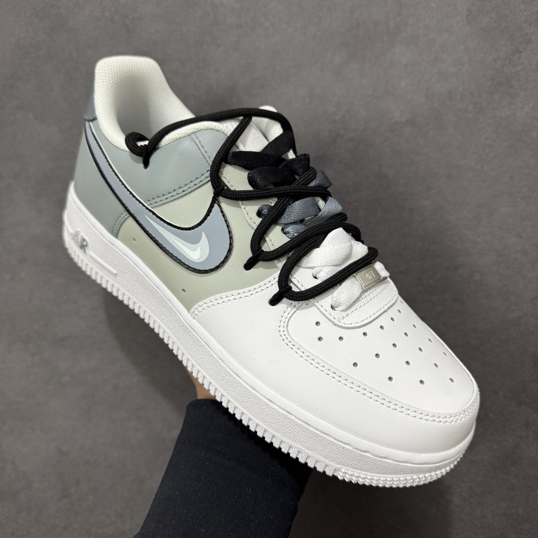 【纯原】“雾灰玩家”订制空军一号板鞋 该定制版球鞋选用原鞋款为Nike Air Force 1'07空军