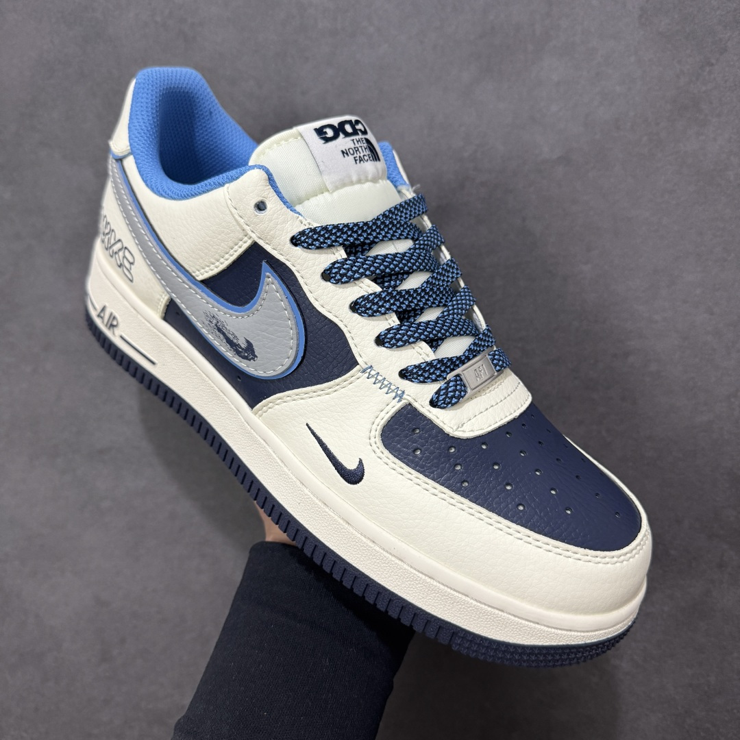 【纯原】Nike Air Force 1'07 Low 米蓝拼接 空军一号低帮休闲板鞋#原楦头原纸板 原