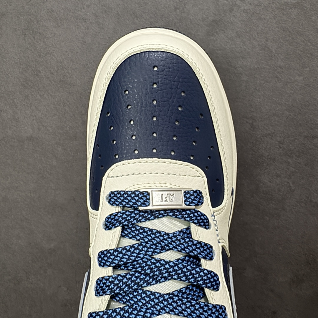 【纯原】Nike Air Force 1'07 Low 米蓝拼接 空军一号低帮休闲板鞋#原楦头原纸板 原
