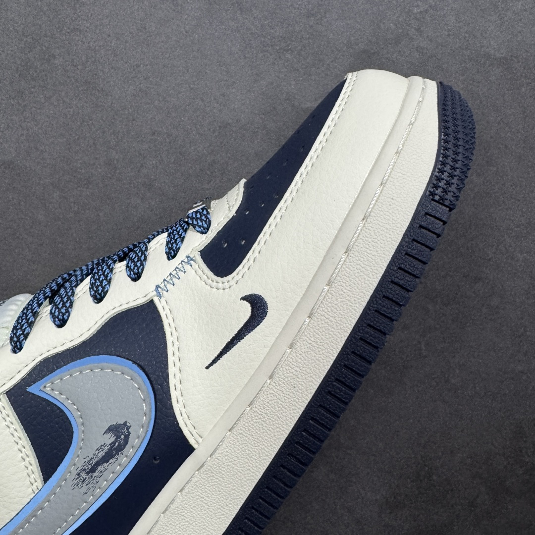 【纯原】Nike Air Force 1'07 Low 米蓝拼接 空军一号低帮休闲板鞋#原楦头原纸板 原