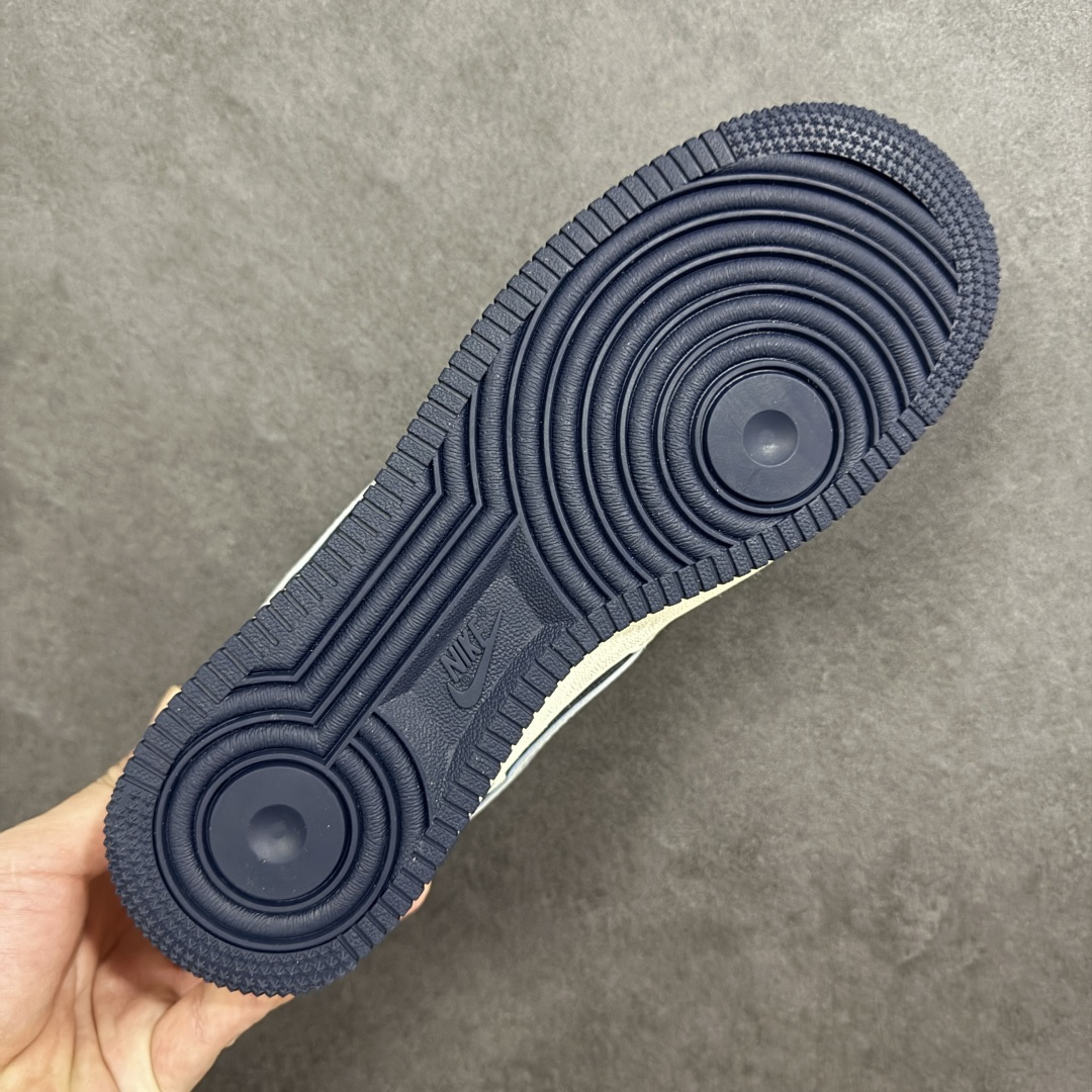 【纯原】Nike Air Force 1'07 Low 米蓝拼接 空军一号低帮休闲板鞋#原楦头原纸板 原