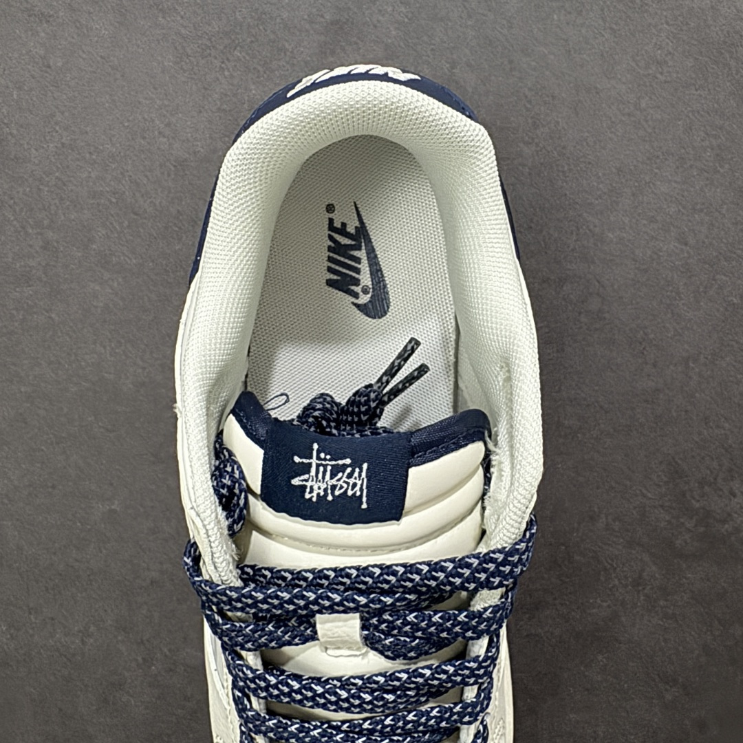 【纯原】Nike SB Dunk Low “斯图西联名——米蓝勾反光” 高端定制 低帮休闲板鞋 定制鞋盒