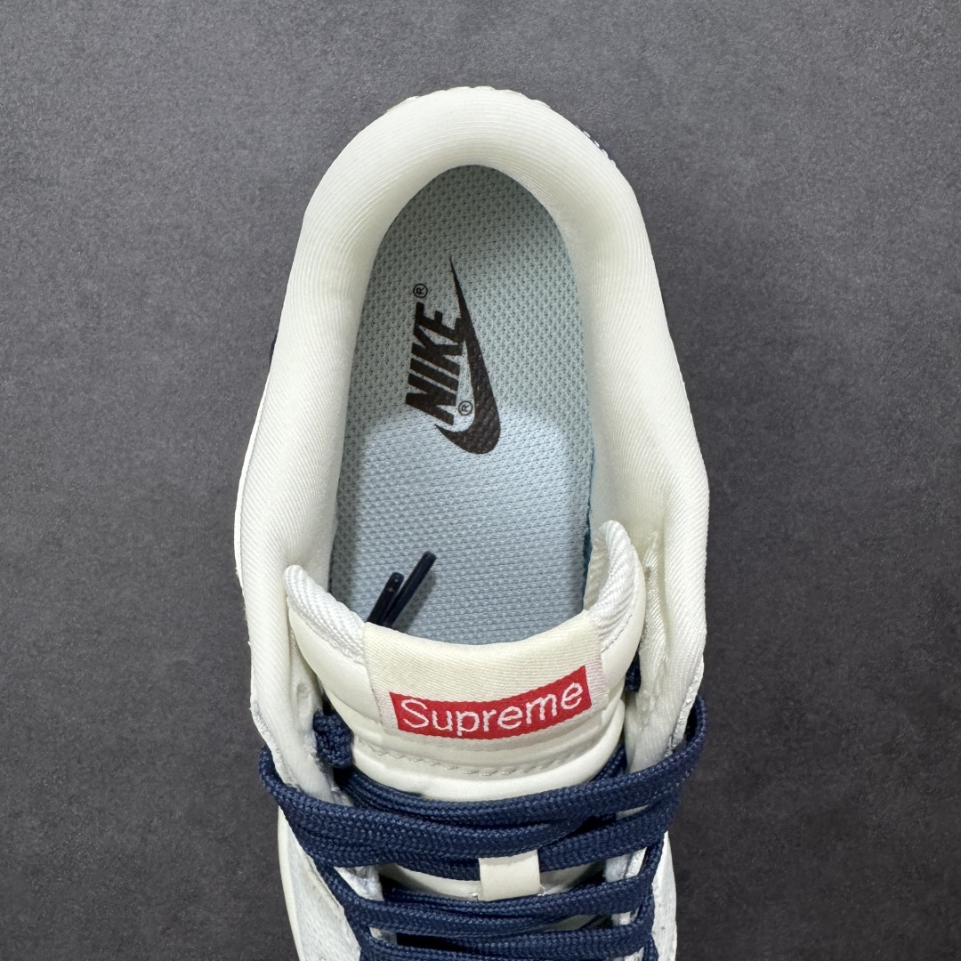 【纯原】Nike SB Dunk Low“Supreme——白蓝” 高端定制 低帮休闲板鞋 定制鞋盒 O