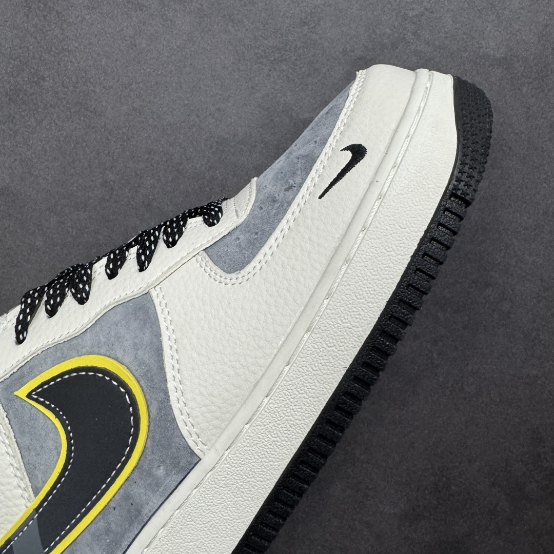 【纯原】NIke Air Force 1 '07 Low “KITH联名——米灰黄边勾”空军一号 低帮 