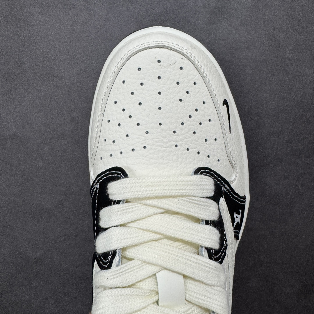 【纯原】高端定制 Travis Scott x Jordan 1 Low LV 迪士尼 三方联名-白黑米