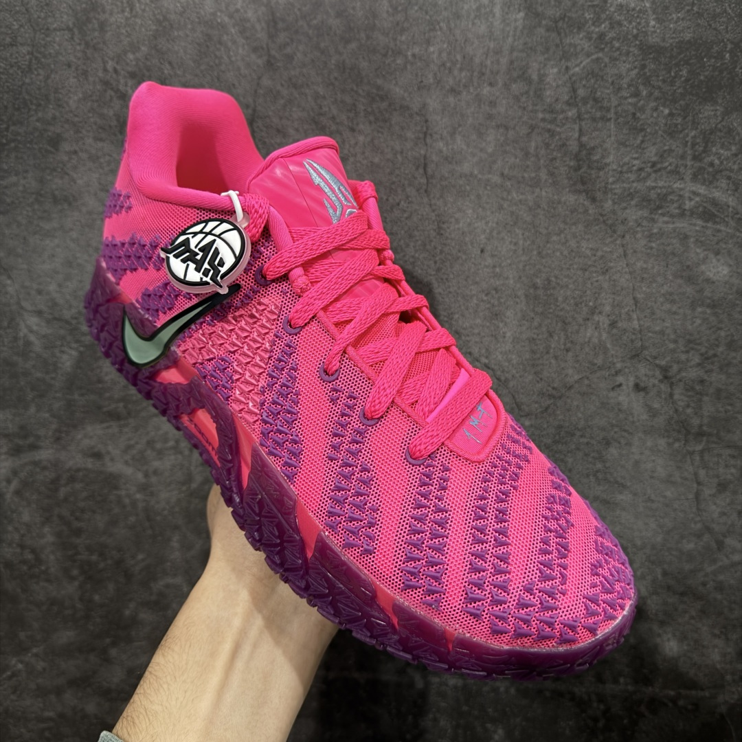 【纯原】NK Ja 3 Scratch EP 莫兰特三代柔软舒适防滑耐磨透气支撑轻便低帮篮球鞋 粉紫 H