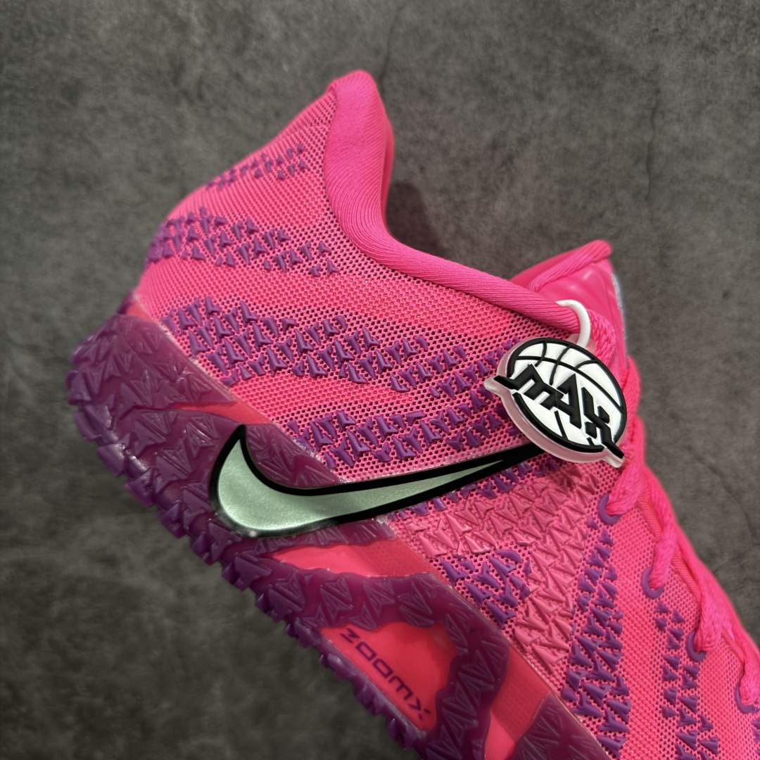 【纯原】NK Ja 3 Scratch EP 莫兰特三代柔软舒适防滑耐磨透气支撑轻便低帮篮球鞋 粉紫 H