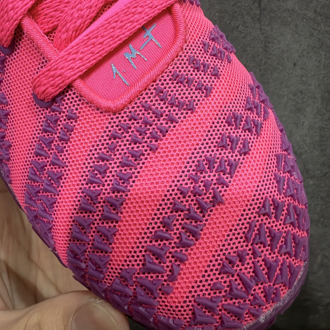 【纯原】NK Ja 3 Scratch EP 莫兰特三代柔软舒适防滑耐磨透气支撑轻便低帮篮球鞋 粉紫 H