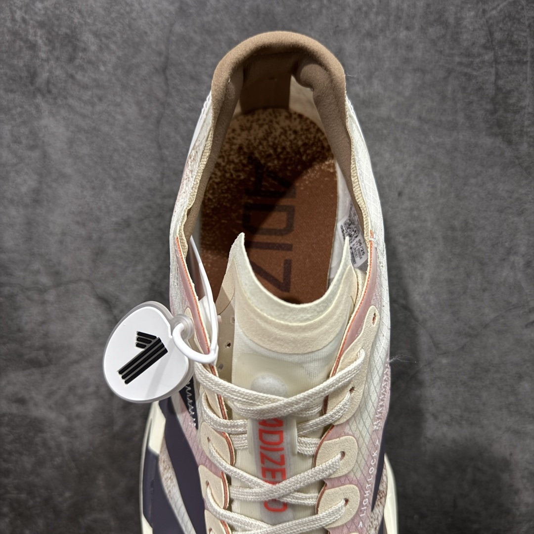 图片[8]-【NO.1纯原】Adidas Adizero Adios Pro 4 M竞训跑步鞋 白卡其棕 JR6367 市场独一档品质 区别所有版本 原鞋购入开发数月 原材料 原档案打造 细节版型一比一 独立双层组合底私模. 搭配ENERGYRODS 2.0真碳柱，每一步都动力满满 鞋面用的是Lightlock技术，轻透又贴合，就像给脚定制的一样。 中底是全掌Lightstrike Pro泡棉，软弹感超绝 真正一比一还原真实脚感💪🏻 尺码：36 36.5 37 38 38.5 39 40 40.5 41 42 42.5 43 44 44.5 45 46-选品中心