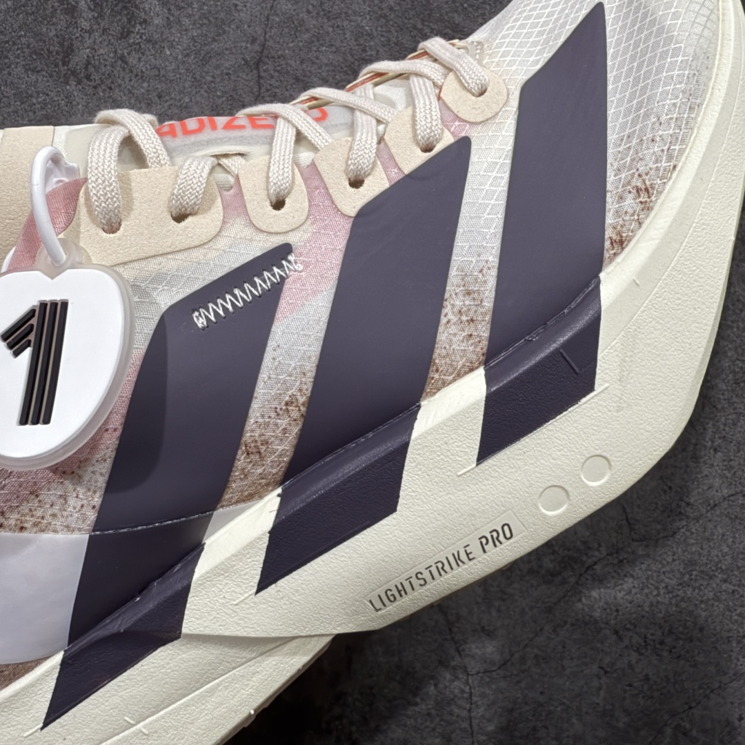 图片[4]-【NO.1纯原】Adidas Adizero Adios Pro 4 M竞训跑步鞋 白卡其棕 JR6367 市场独一档品质 区别所有版本 原鞋购入开发数月 原材料 原档案打造 细节版型一比一 独立双层组合底私模. 搭配ENERGYRODS 2.0真碳柱，每一步都动力满满 鞋面用的是Lightlock技术，轻透又贴合，就像给脚定制的一样。 中底是全掌Lightstrike Pro泡棉，软弹感超绝 真正一比一还原真实脚感💪🏻 尺码：36 36.5 37 38 38.5 39 40 40.5 41 42 42.5 43 44 44.5 45 46-选品中心