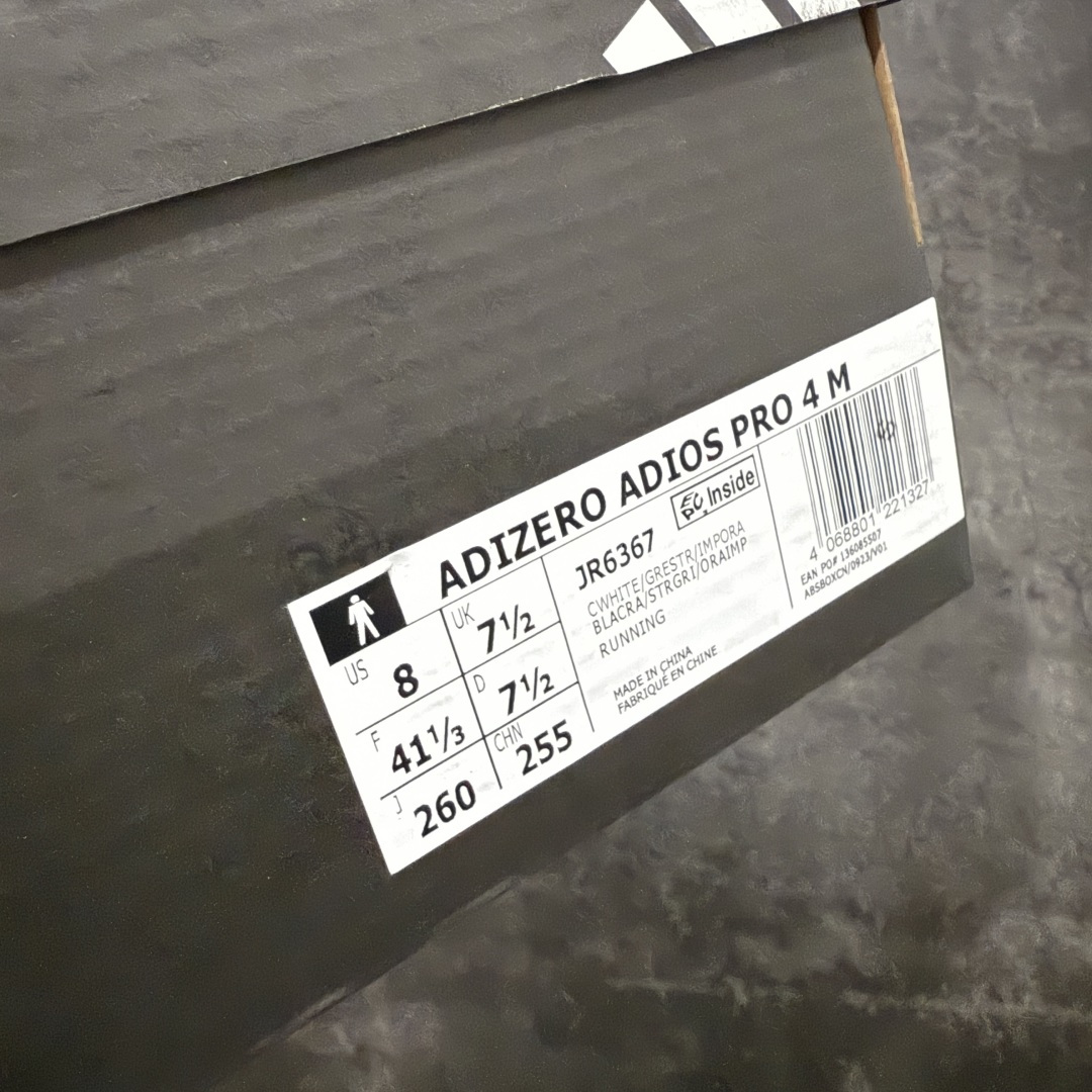 图片[12]-【NO.1纯原】Adidas Adizero Adios Pro 4 M竞训跑步鞋 白卡其棕 JR6367 市场独一档品质 区别所有版本 原鞋购入开发数月 原材料 原档案打造 细节版型一比一 独立双层组合底私模. 搭配ENERGYRODS 2.0真碳柱，每一步都动力满满 鞋面用的是Lightlock技术，轻透又贴合，就像给脚定制的一样。 中底是全掌Lightstrike Pro泡棉，软弹感超绝 真正一比一还原真实脚感💪🏻 尺码：36 36.5 37 38 38.5 39 40 40.5 41 42 42.5 43 44 44.5 45 46-选品中心