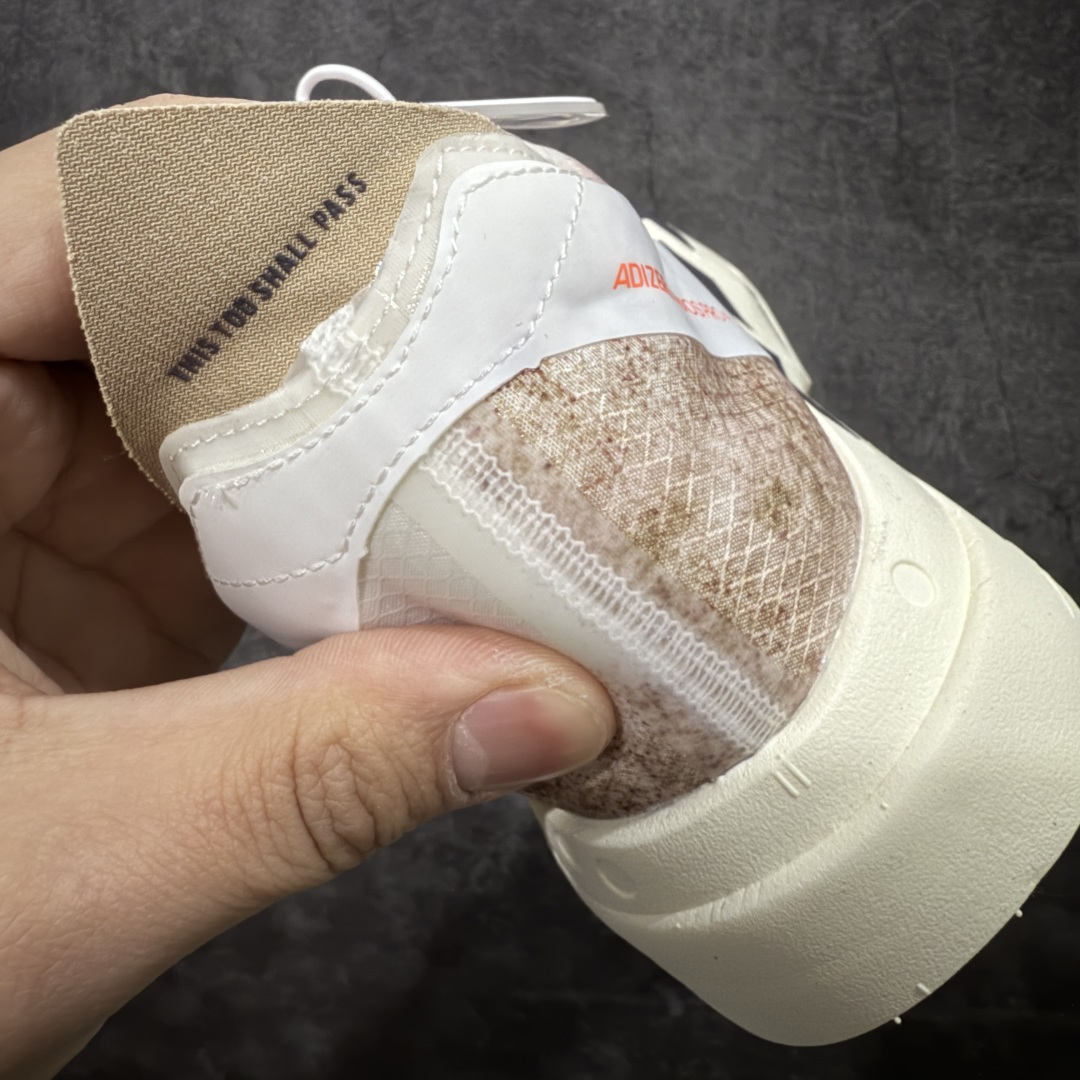 图片[2]-【NO.1纯原】Adidas Adizero Adios Pro 4 M竞训跑步鞋 白卡其棕 JR6367 市场独一档品质 区别所有版本 原鞋购入开发数月 原材料 原档案打造 细节版型一比一 独立双层组合底私模. 搭配ENERGYRODS 2.0真碳柱，每一步都动力满满 鞋面用的是Lightlock技术，轻透又贴合，就像给脚定制的一样。 中底是全掌Lightstrike Pro泡棉，软弹感超绝 真正一比一还原真实脚感💪🏻 尺码：36 36.5 37 38 38.5 39 40 40.5 41 42 42.5 43 44 44.5 45 46-选品中心