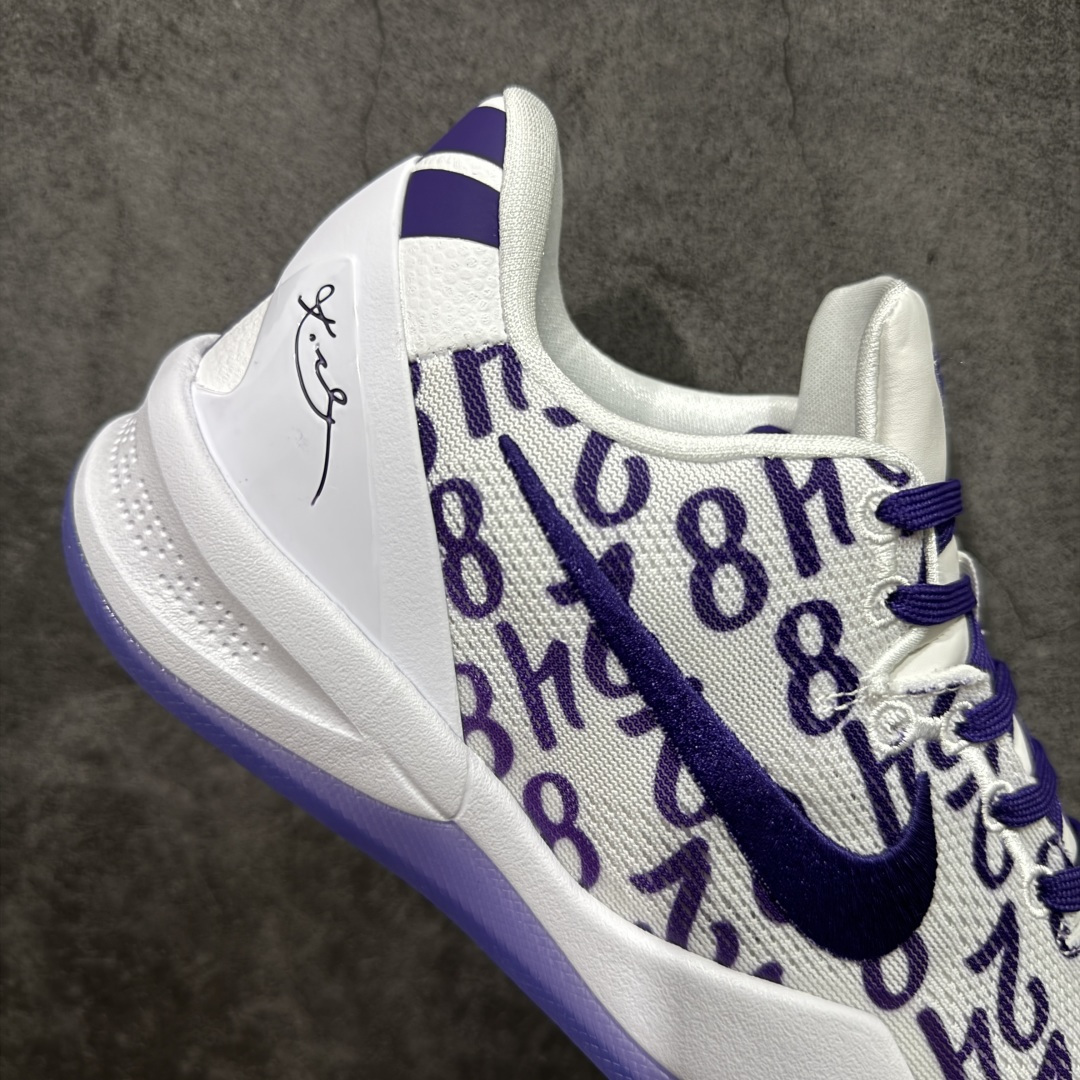 图片[7]-【CK纯原版】Nike Zoom Kobe Ⅷ System 科比8代低帮实战篮球鞋 鞋垫升级配备超厚PHYLON中底 前后掌部位搭载Zoom气垫单元 塑料碳纤维支撑中板 KOBE VII体系的速度模块配备了 PHYLON 中底和在前后掌部位的 Zoom气垫单元，提供快速响应的缓冲。同时，采用低帮弹力鞋口设计，使鞋子能够紧贴脚踝提供更好的支撑。速度模块采用贴合脚面的舒适包裹设计，摒弃传统的鞋舌和鞋内套，使球鞋更加轻质。 货号：FQ3549-100 尺码：39-47.5-选品中心