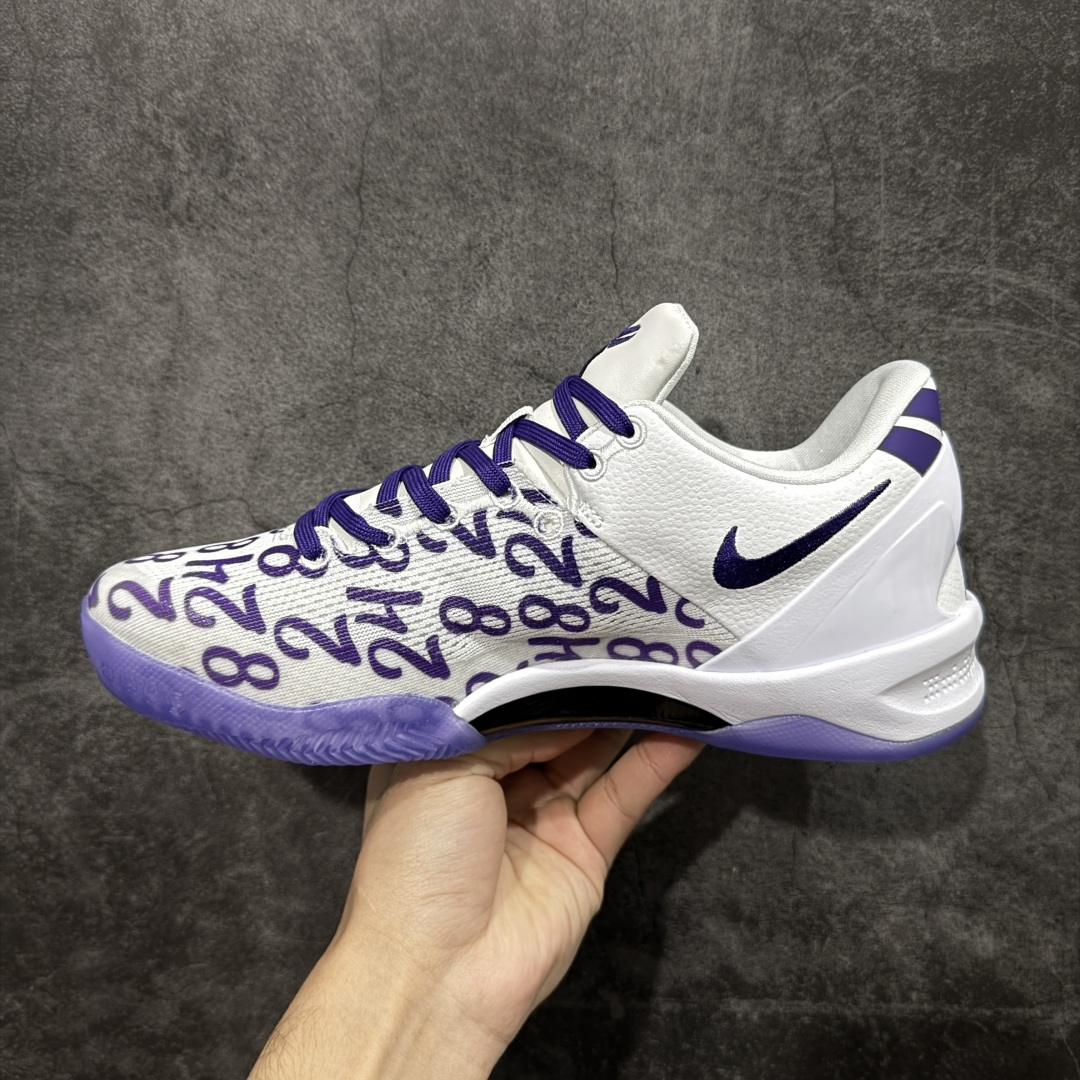 图片[2]-【CK纯原版】Nike Zoom Kobe Ⅷ System 科比8代低帮实战篮球鞋 鞋垫升级配备超厚PHYLON中底 前后掌部位搭载Zoom气垫单元 塑料碳纤维支撑中板 KOBE VII体系的速度模块配备了 PHYLON 中底和在前后掌部位的 Zoom气垫单元，提供快速响应的缓冲。同时，采用低帮弹力鞋口设计，使鞋子能够紧贴脚踝提供更好的支撑。速度模块采用贴合脚面的舒适包裹设计，摒弃传统的鞋舌和鞋内套，使球鞋更加轻质。 货号：FQ3549-100 尺码：39-47.5-选品中心