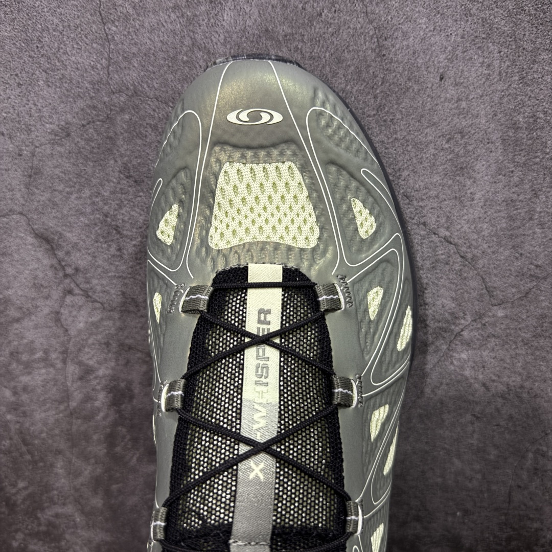 图片[5]-【绿x版本】SALOMON萨洛蒙 XT-WHISPER VOID 舒适柔软 休闲跑步鞋 男女同款 END联名 491703 28 纯原外贸平台特供订单 耗时半年巨作 #全套原纸板楦头开发 #原厂特供网布配套加持 #确保原汁原味 完美呈现版型 #原档数据独家私模五层组合大底 #男女鞋同步官方开发至46 #原装Ortholite轻量化鞋垫 #中底布带钢印编号 原厂TPU锁扣 #进口港宝加持 后跟自然饱满 还原公司包裹性 #鞋面采用SENSIFT贴合技术 #全方位贴合包裹脚型 #鞋跟部鞋底牵引设计 #提供强大的抓地性能 #更适应野外崎岖不平的道路 #基于 SALOMON 初代 XT 鞋身造型并搭载 4D ADVANCED CHASSIS™ 大底打造而成 为这款 XT-WHISPER 带来了多项足部控制与保护等功能性 如在运动过程中控制左右晃动的过程而提高稳定性、改善长途越野过程中足中到足尖的过渡、提高感知岩石的精确度以抵抗尖锐物体对脚底的伤害以及采用动态缓冲来增强穿着舒适感 从而减轻疲劳感 使 XT-WHISPER 成为一双舒适且安全的户外之履 尺码：36 36.5 37.5 38 38.5 39 40 40.5 41 42 42.5 43 44 45 46-选品中心