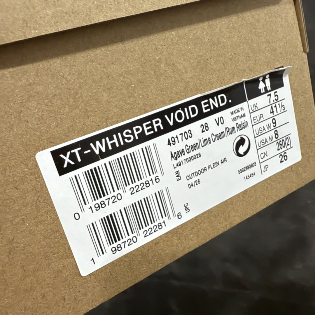 图片[9]-【绿x版本】SALOMON萨洛蒙 XT-WHISPER VOID 舒适柔软 休闲跑步鞋 男女同款 END联名 491703 28 纯原外贸平台特供订单 耗时半年巨作 #全套原纸板楦头开发 #原厂特供网布配套加持 #确保原汁原味 完美呈现版型 #原档数据独家私模五层组合大底 #男女鞋同步官方开发至46 #原装Ortholite轻量化鞋垫 #中底布带钢印编号 原厂TPU锁扣 #进口港宝加持 后跟自然饱满 还原公司包裹性 #鞋面采用SENSIFT贴合技术 #全方位贴合包裹脚型 #鞋跟部鞋底牵引设计 #提供强大的抓地性能 #更适应野外崎岖不平的道路 #基于 SALOMON 初代 XT 鞋身造型并搭载 4D ADVANCED CHASSIS™ 大底打造而成 为这款 XT-WHISPER 带来了多项足部控制与保护等功能性 如在运动过程中控制左右晃动的过程而提高稳定性、改善长途越野过程中足中到足尖的过渡、提高感知岩石的精确度以抵抗尖锐物体对脚底的伤害以及采用动态缓冲来增强穿着舒适感 从而减轻疲劳感 使 XT-WHISPER 成为一双舒适且安全的户外之履 尺码：36 36.5 37.5 38 38.5 39 40 40.5 41 42 42.5 43 44 45 46-选品中心