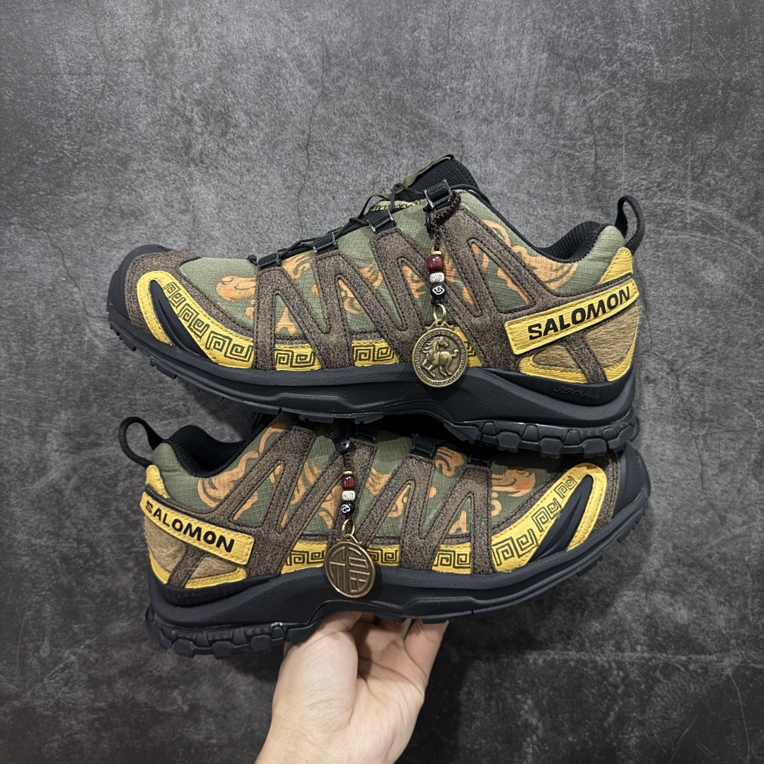 【纯原版】SALOMON 萨洛蒙 XA PRO 3D 户外运动 网布减震防滑透气 低帮跑步鞋 男女同款绿