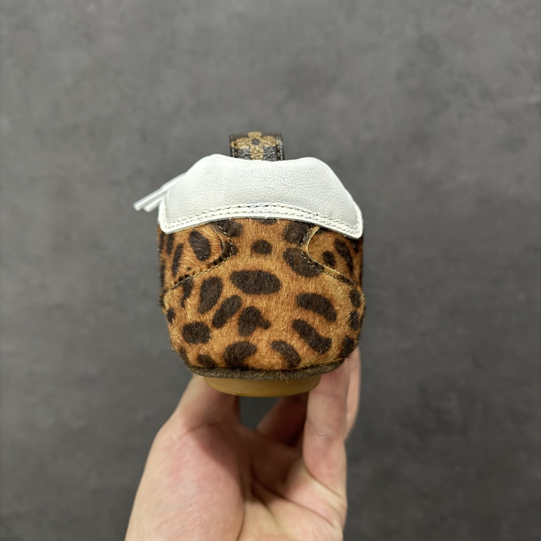 图片[4]-【YH版本】 LOUIS VUITTON LV Sneakerina 牛皮革绒面革 豹纹 圆头系带 芭蕾风德训鞋 薄底鞋 低帮 生活休闲鞋 棕白 DD0215 尺码：35-40-选品中心