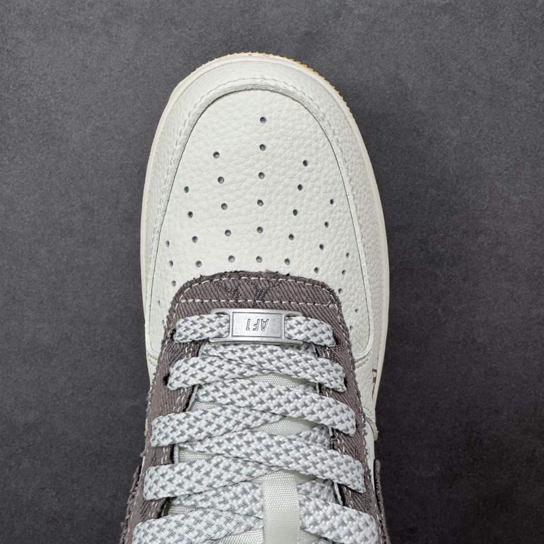 图片[8]-【定制版】Nike Air Force 1 \’07 Low “LV联名——印花米棕黄”空军一号 高端定制 低帮 运动鞋 休闲鞋 折边针车 工艺难度大 原楦头原纸板 原装鞋盒 定制五金配件 内置全掌气垫 原厂鞋底 货号：QW5606-262 尺码：36 36.5 37.5 38 38.5 39 40 40.5 41 42 42.5 43 44 44.5 45-选品中心
