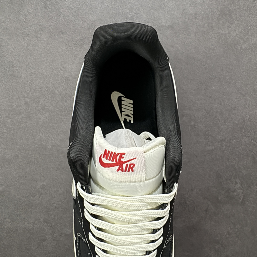 图片[7]-【定制版】NIke Air Force 1 \’07 LOW 黑白红底 运动鞋 休闲鞋 折边针车 工艺难度大 原楦头原纸板 高端定制鞋盒 原厂鞋底 超高清洁度 头层皮 细节完美 货号：DF0188-118 尺码：36 36.5 37.5 38 38.5 39 40 40.5 41 42 42.5 43 44 44.5 45 编码：HXSB310320-选品中心