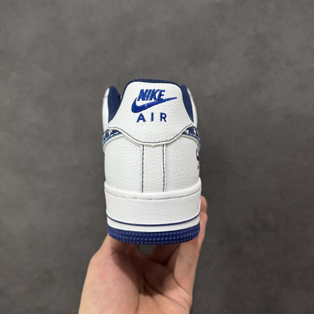 图片[4]-【定制版】NIke Air Force 1 \’07 Low “Supreme联名——白蓝五星”空军一号 低帮 运动鞋 休闲鞋 折边针车 工艺难度大 原楦头原纸板 原装鞋盒 定制五金配件 内置全掌气垫 原厂鞋底 货号：XZ6188-151 尺码：36 36.5 37.5 38 38.5 39 40 40.5 41 42 42.5 43 44 44.5 45 编码：HXSA310320-选品中心