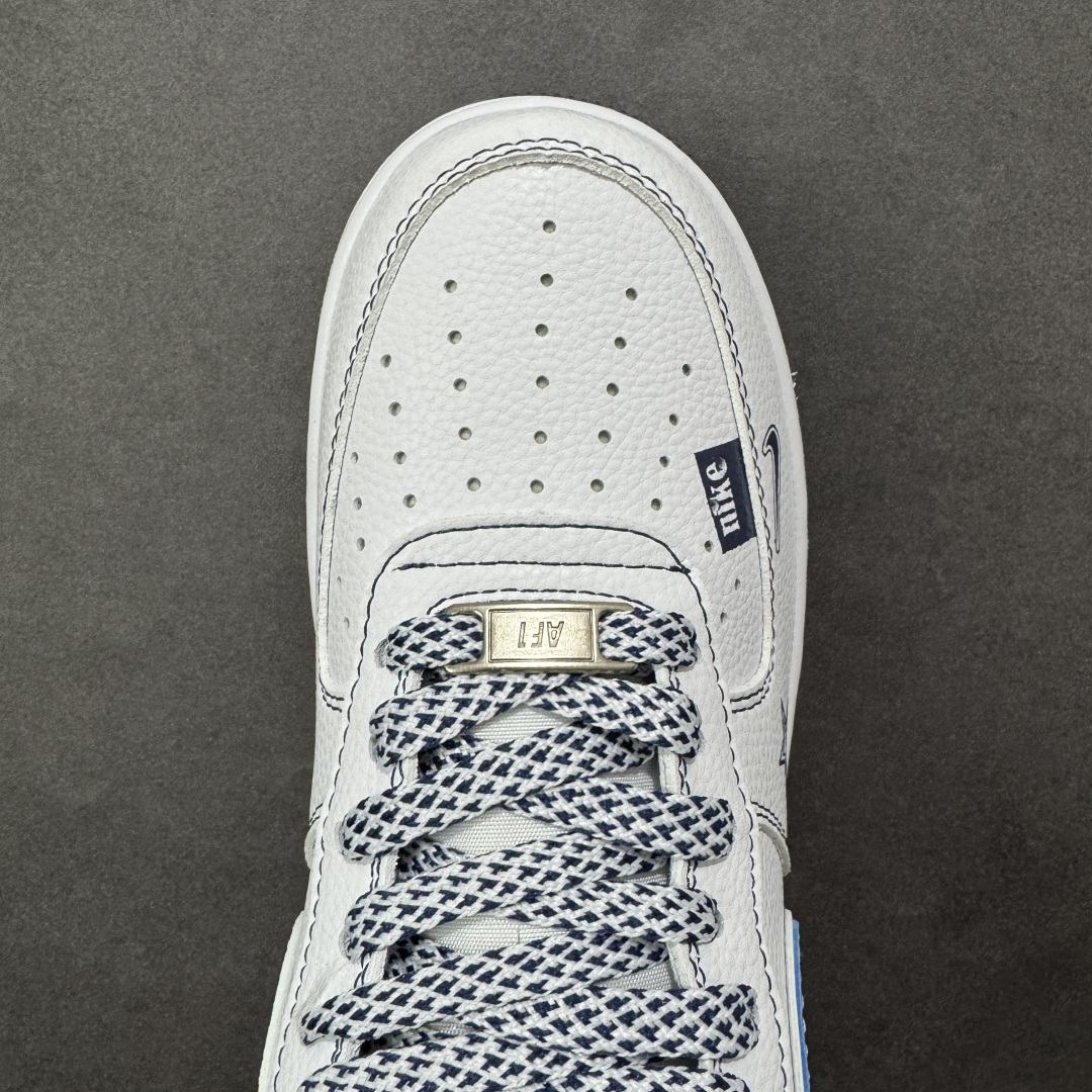 图片[8]-【定制版】NIke Air Force 1 \’07 Low “Supreme联名——白蓝五星”空军一号 低帮 运动鞋 休闲鞋 折边针车 工艺难度大 原楦头原纸板 原装鞋盒 定制五金配件 内置全掌气垫 原厂鞋底 货号：XZ6188-151 尺码：36 36.5 37.5 38 38.5 39 40 40.5 41 42 42.5 43 44 44.5 45 编码：HXSA310320-选品中心