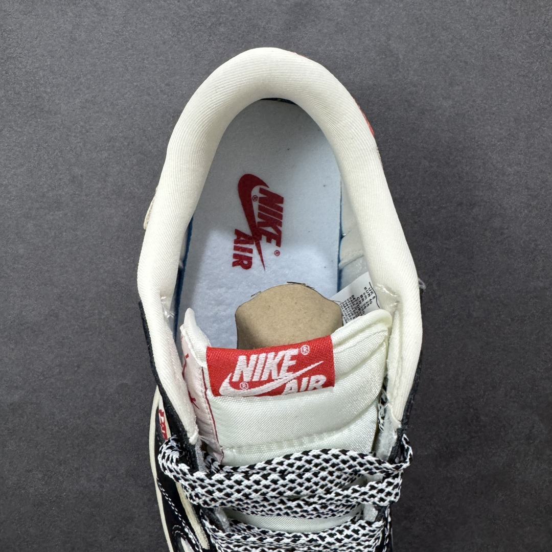 图片[7]-【定制版】Travis Scott x Fragment Design x Jordan Air Jordan 1 Low OG SP “马年联名——黑红马年” 多方联名合作融合了Travi翻毛蓝勾s Scott 独特的音乐风格，藤原浩个性的设计风格以及Jordan品牌的经典元素 使其成为一双具有独特身份和价值的鞋子 清新而立体的外观加上联名标识更突出了其独特身份 这种配色方案显示出活力和时尚感 在视觉上引人注目 鞋身的质感和细腻的细节处理使其显得高端而格调十足 这款“倒钩”联名是设计与创意完美结合 融合多方的个性风格是一款备受瞩目的潮流鞋款 低帮休闲板鞋 定制鞋盒 大厂纯原品质出货 超高清洁度 皮料切割干净无任何毛边 细节完美 货号：XS2025-086 尺码：36 36.5 37.5 38 38.5 39 40 40.5 41 42 42.5 43 44 44.5 45 编码：HXSB330340-选品中心