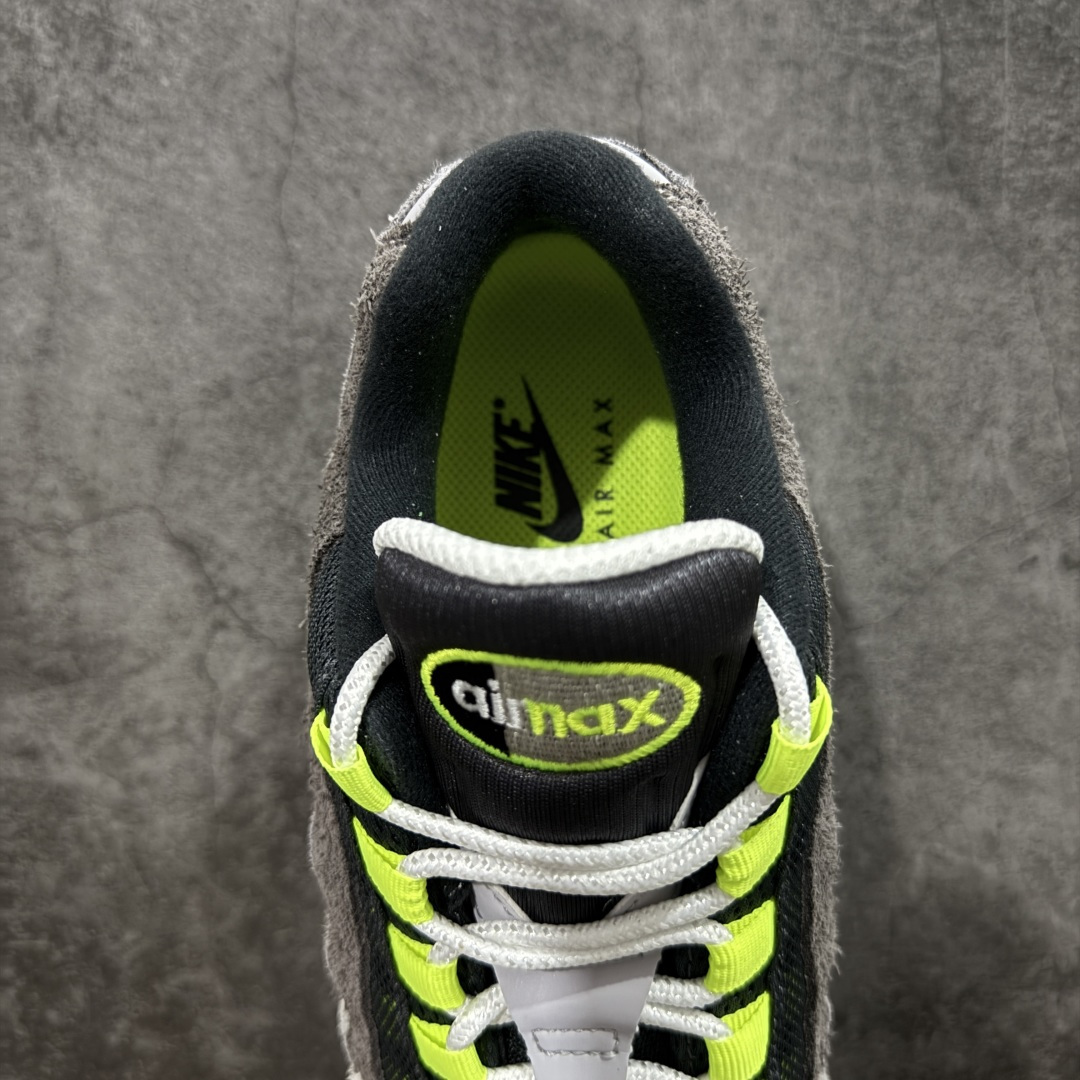 图片[8]-【GX绿x版本】Nike Air Max 95 复古减震气垫跑鞋 灰绿麂皮 HM4738-001  外贸顶级专供 全部配色原鞋原尺码开发生产 极致还原 一眼ZP既视感  尺码：40 40.5 41 42 42.5 43 44 44.5 45 45.5 46 47.5 48.5-选品中心