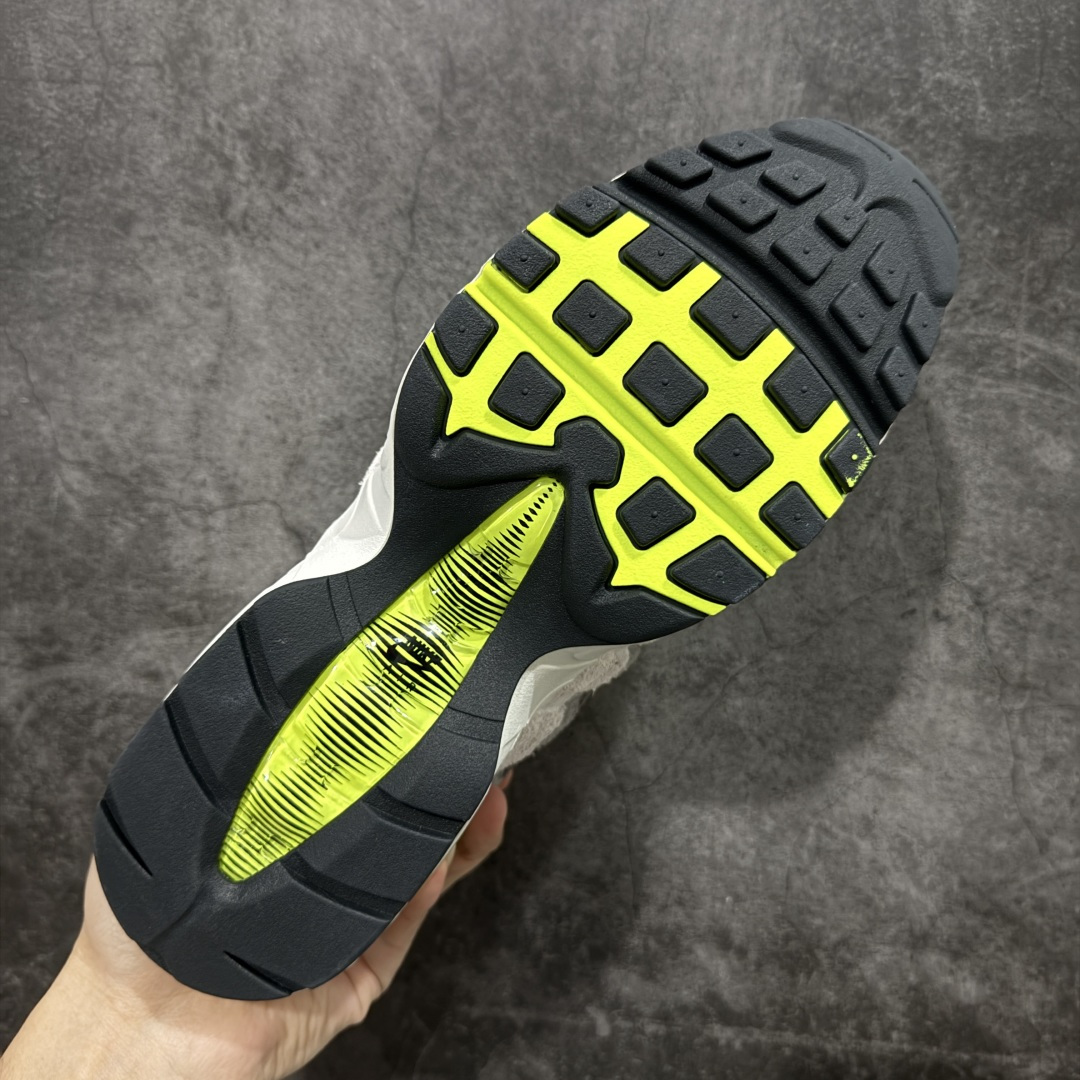图片[9]-【GX绿x版本】Nike Air Max 95 复古减震气垫跑鞋 灰绿麂皮 HM4738-001  外贸顶级专供 全部配色原鞋原尺码开发生产 极致还原 一眼ZP既视感  尺码：40 40.5 41 42 42.5 43 44 44.5 45 45.5 46 47.5 48.5-选品中心