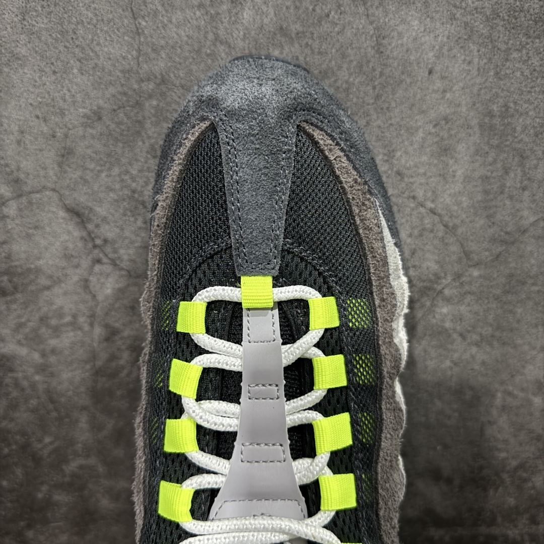 图片[5]-【GX绿x版本】Nike Air Max 95 复古减震气垫跑鞋 灰绿麂皮 HM4738-001  外贸顶级专供 全部配色原鞋原尺码开发生产 极致还原 一眼ZP既视感  尺码：40 40.5 41 42 42.5 43 44 44.5 45 45.5 46 47.5 48.5-选品中心