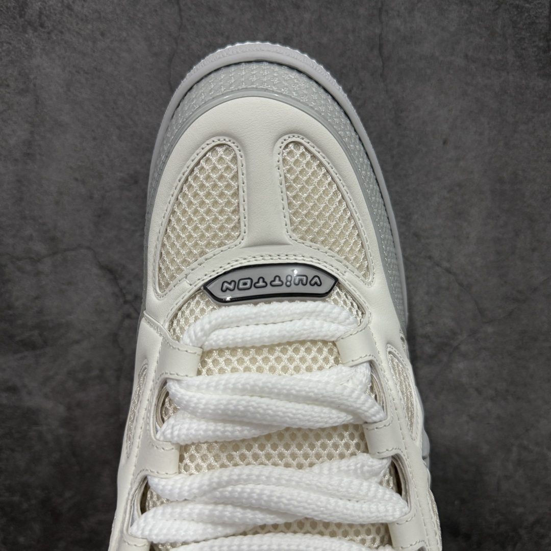 图片[5]-【佛山顶级超A版】Louis Vuitton LV Skate系列 灰白 仓库现货 当天可取 佛山超A私人订单 专柜混卖零售专供 所有配色均为购买原版复刻 整体版型 皮料 市场独一无二 后跟版型都可以自行对比[机智]吊打市场所有货 怒甩十条街，欢迎拿市场各大工厂的货来对比！ 鞋舌烫金超正 压印程度秒杀市面90%以上的高端货 新配色陆续开发出货 尺码：39-46-选品中心