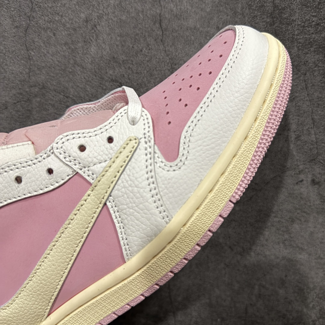 图片[6]-【XE纯原】Travis Scott x Air Jordan AJ1 Low OG SP TS联名 倒钩低帮 DM7866-600 全新版本出货 同价位无对手 此配色采用正确原厂皮 区别市场同价位版本 纯原大厂出品 实打实原材头层皮料 高端外贸零售专供品质 版型细节完美 原鞋原楦头纸板开发 原厂防尘纸 极致一眼正品既视感 尺码：36-48码 真实半码-选品中心