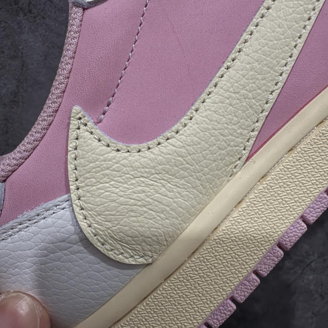 图片[3]-【XE纯原】Travis Scott x Air Jordan AJ1 Low OG SP TS联名 倒钩低帮 DM7866-600 全新版本出货 同价位无对手 此配色采用正确原厂皮 区别市场同价位版本 纯原大厂出品 实打实原材头层皮料 高端外贸零售专供品质 版型细节完美 原鞋原楦头纸板开发 原厂防尘纸 极致一眼正品既视感 尺码：36-48码 真实半码-选品中心