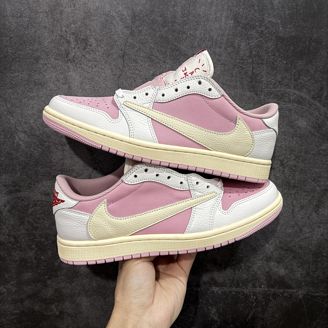 【纯原】Travis Scott x Air Jordan AJ1 Low OG SP TS联名 倒钩低